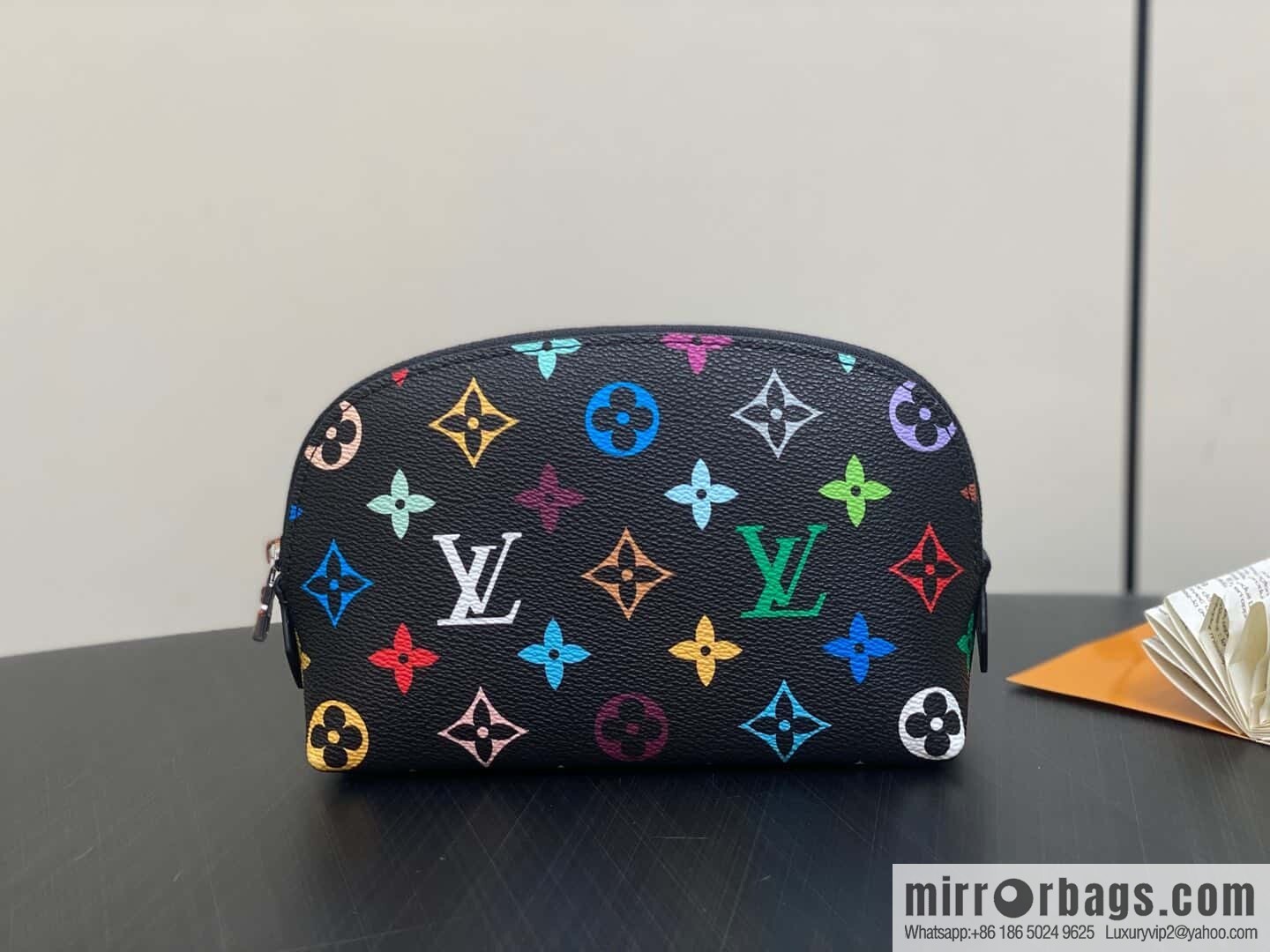 [Original order boutique] M13744 black color, cosmetic bag series POCHETTE COSMÉTIQUE small cosmetic bag