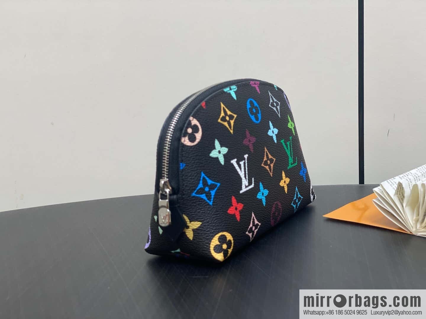 [Original order boutique] M13744 black color, cosmetic bag series POCHETTE COSMÉTIQUE small cosmetic bag
