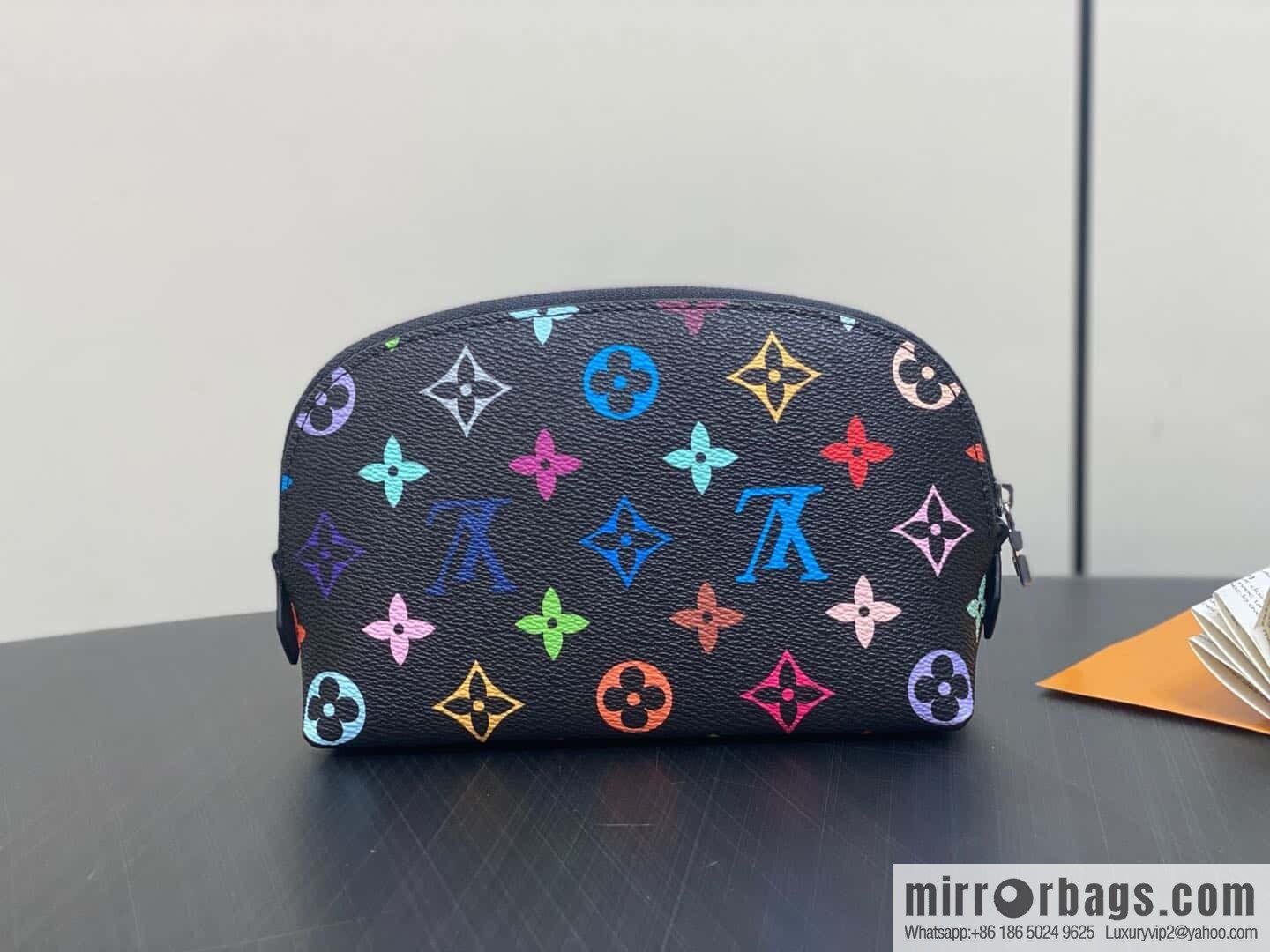[Original order boutique] M13744 black color, cosmetic bag series POCHETTE COSMÉTIQUE small cosmetic bag