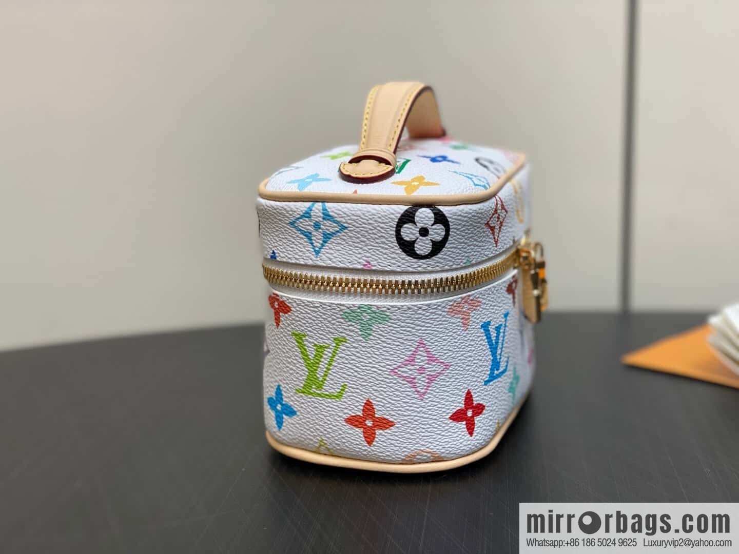 [Original order boutique] M14033 white color, mini cosmetic bag series Nice Nano cosmetic bag