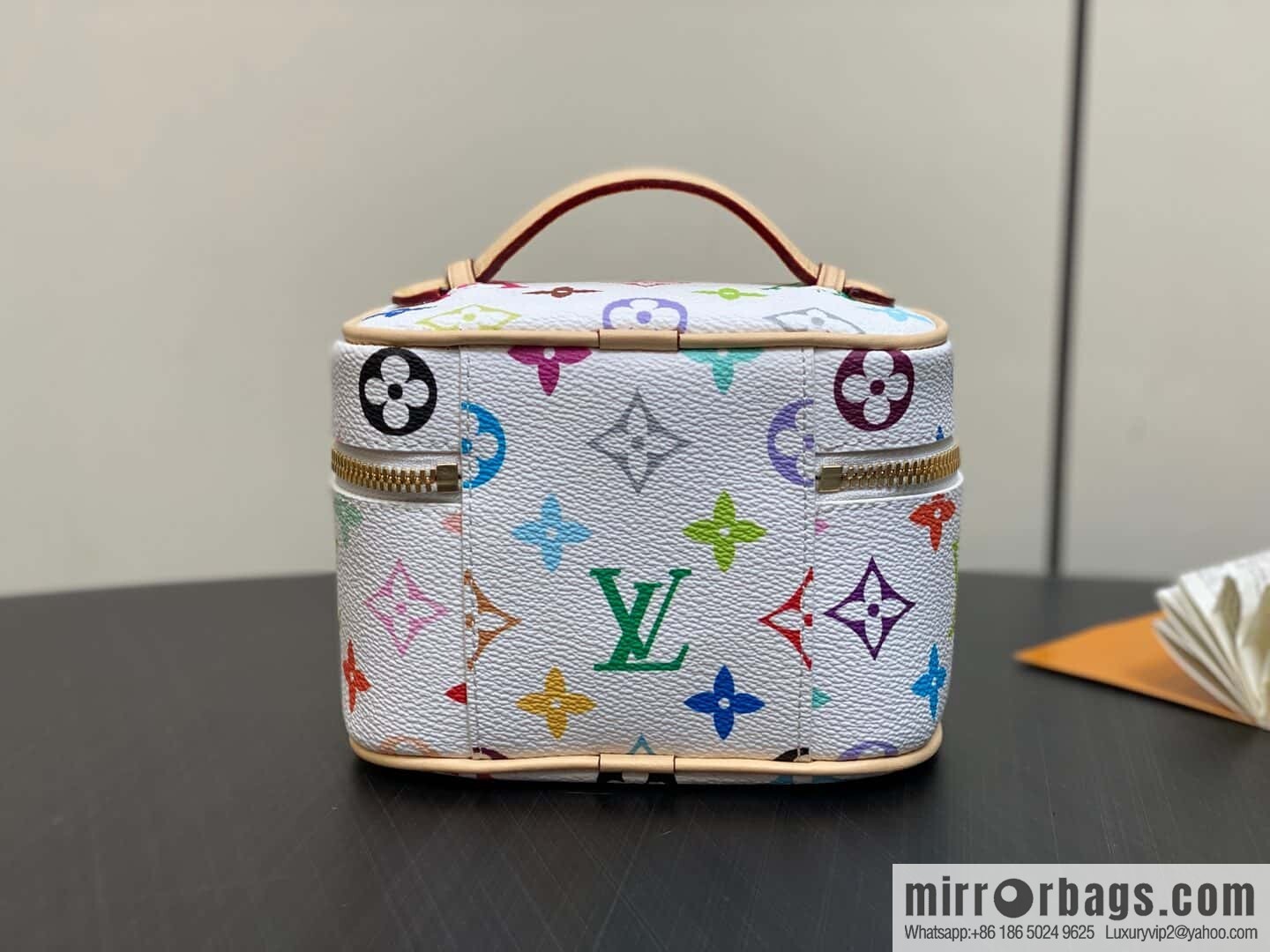 [Original order boutique] M14033 white color, mini cosmetic bag series Nice Nano cosmetic bag