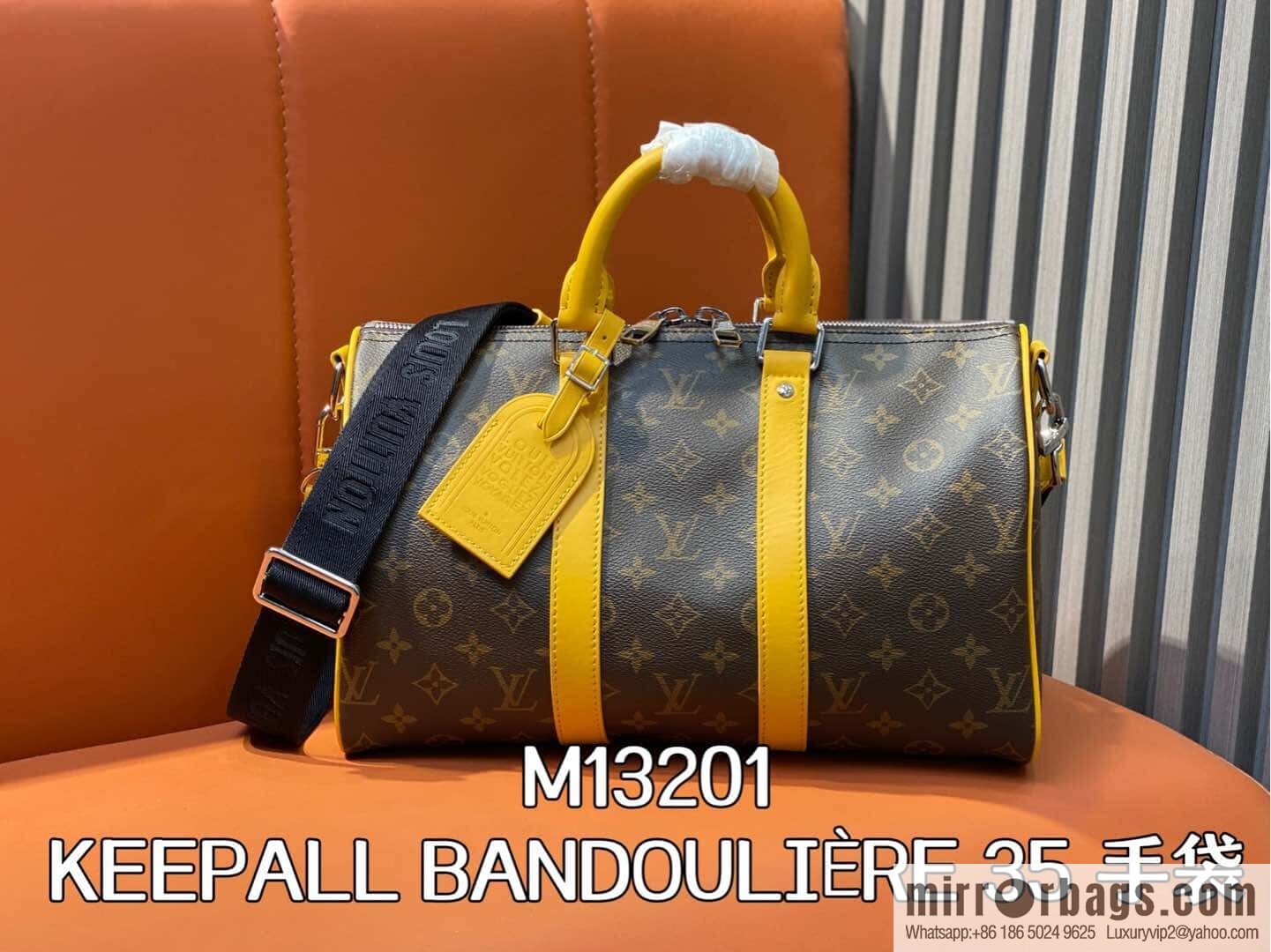 [Original order boutique] M13201 presbyopia yellow, travel bag series KEEPALL BANDOULIZRE 35 handbag