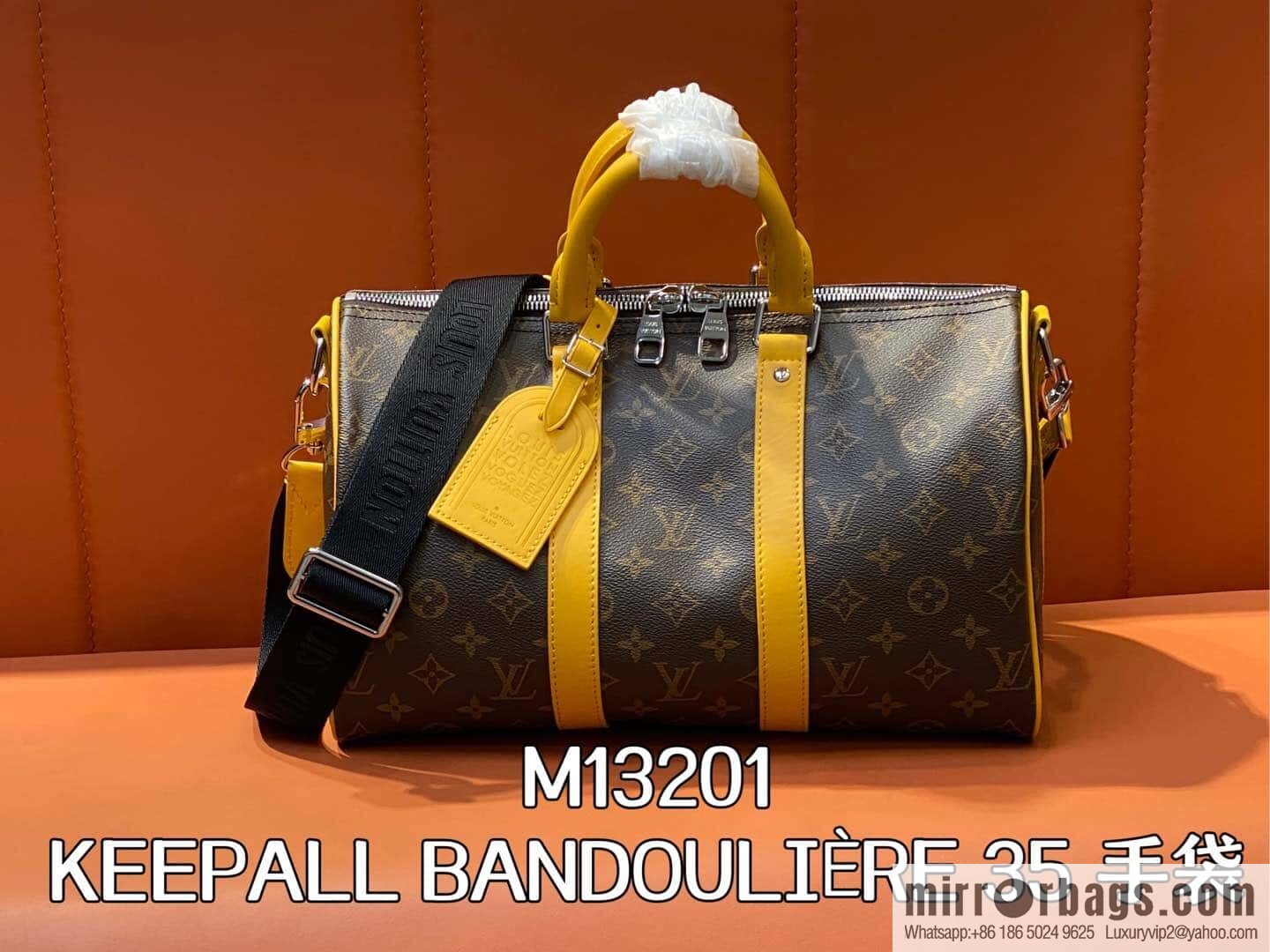 [Original order boutique] M13201 presbyopia yellow, travel bag series KEEPALL BANDOULIZRE 35 handbag