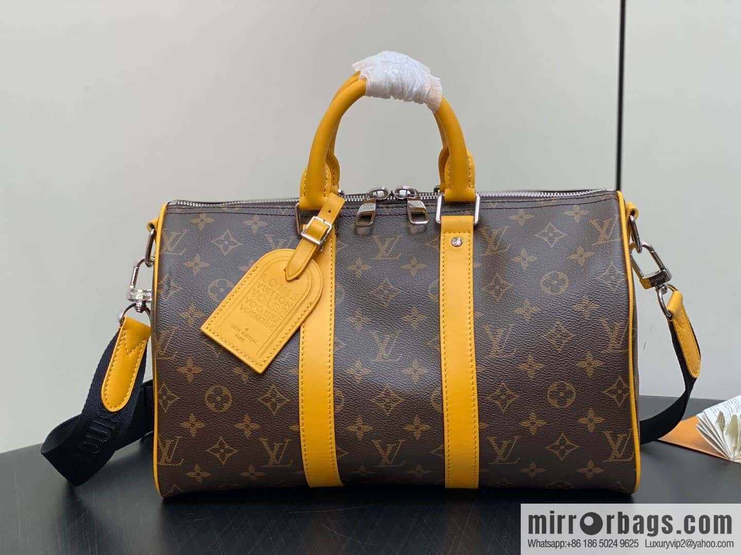 [Original order boutique] M13201 presbyopia yellow, travel bag series KEEPALL BANDOULIZRE 35 handbag
