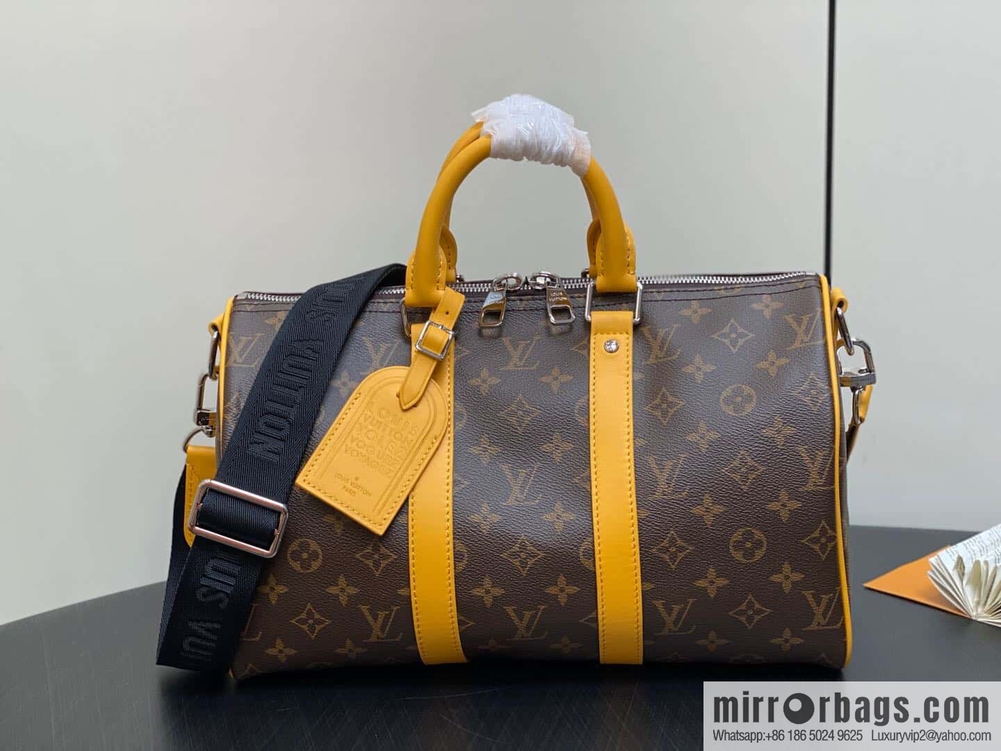 [Original order boutique] M13201 presbyopia yellow, travel bag series KEEPALL BANDOULIZRE 35 handbag