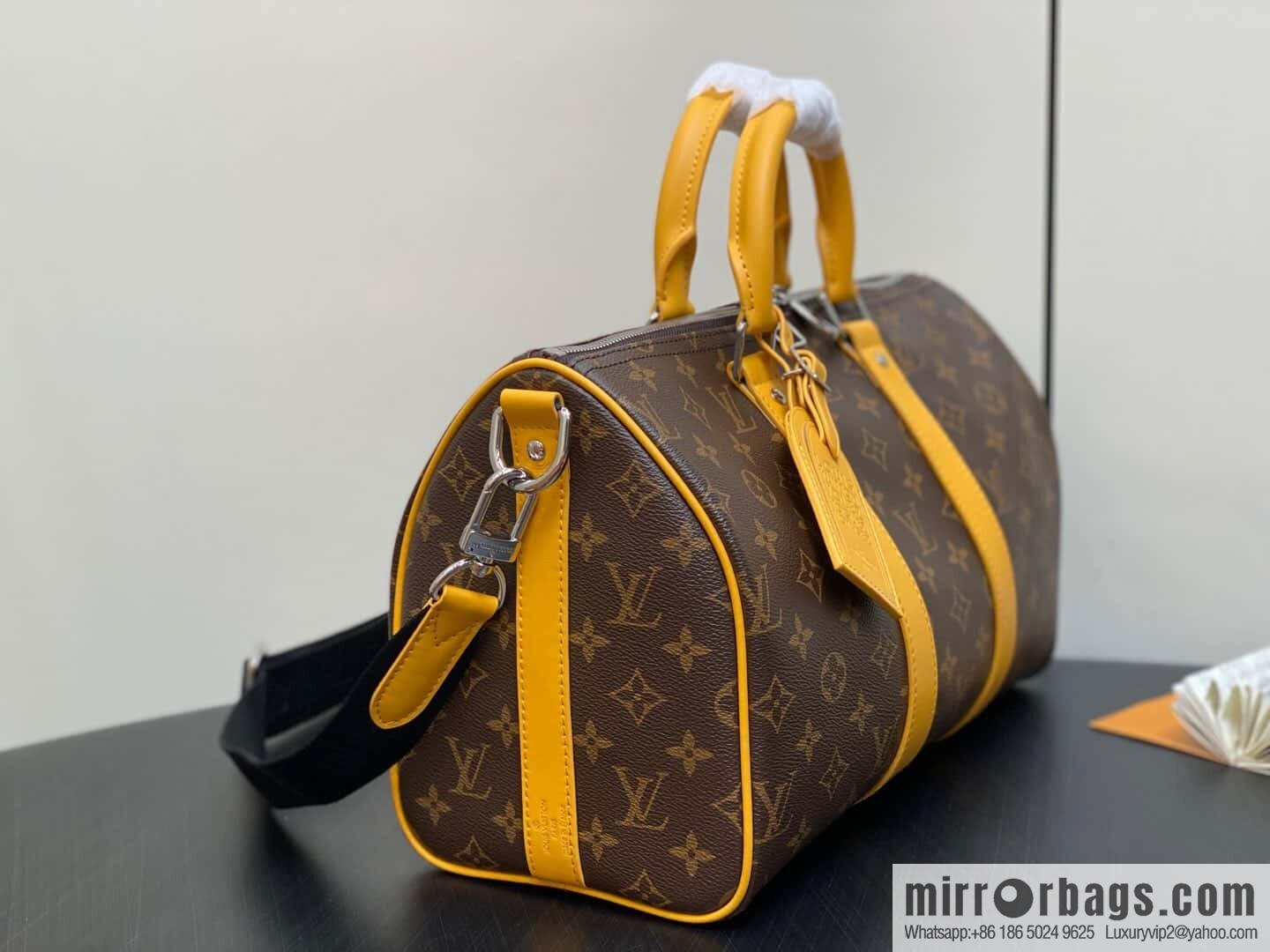 [Original order boutique] M13201 presbyopia yellow, travel bag series KEEPALL BANDOULIZRE 35 handbag