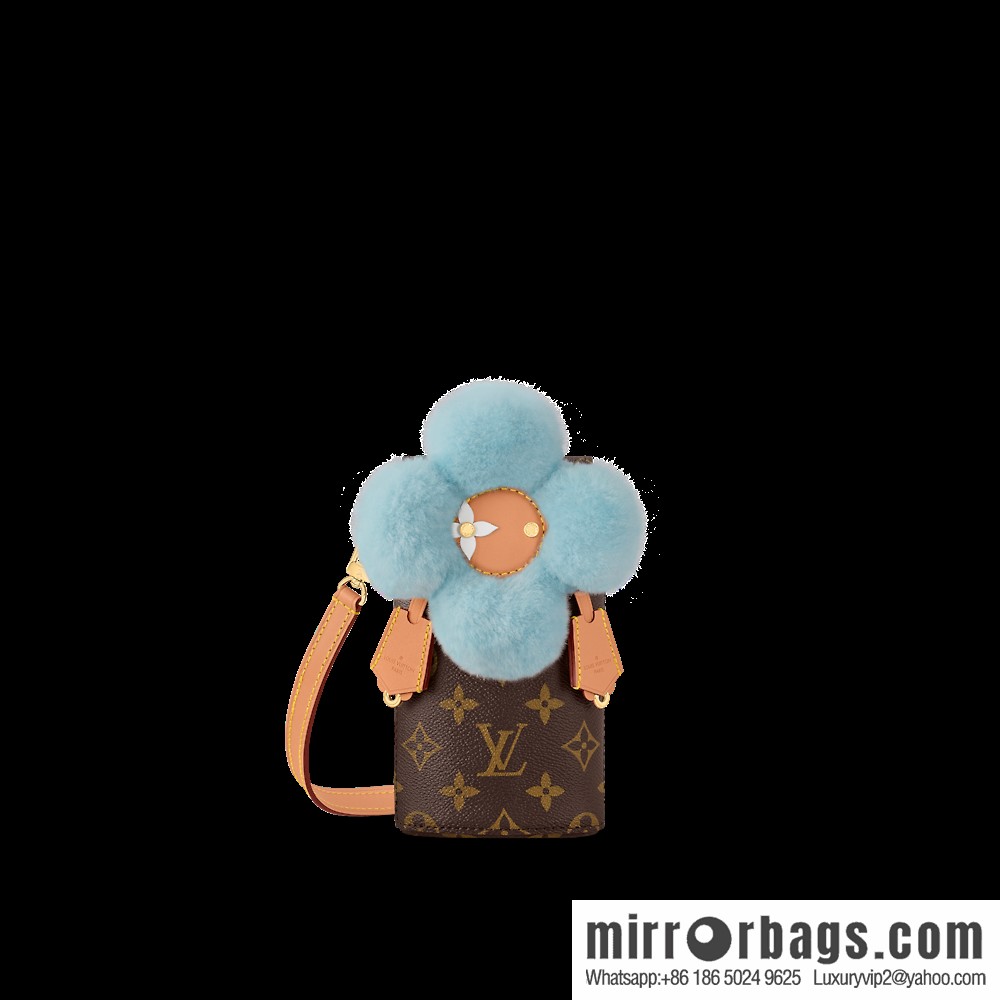 M12269 presbyopia/blue, sunflower mobile phone bag series VIVIENNE mobile phone bag, presbyopia/blue (sunflower) Vivienne mobile phone bag