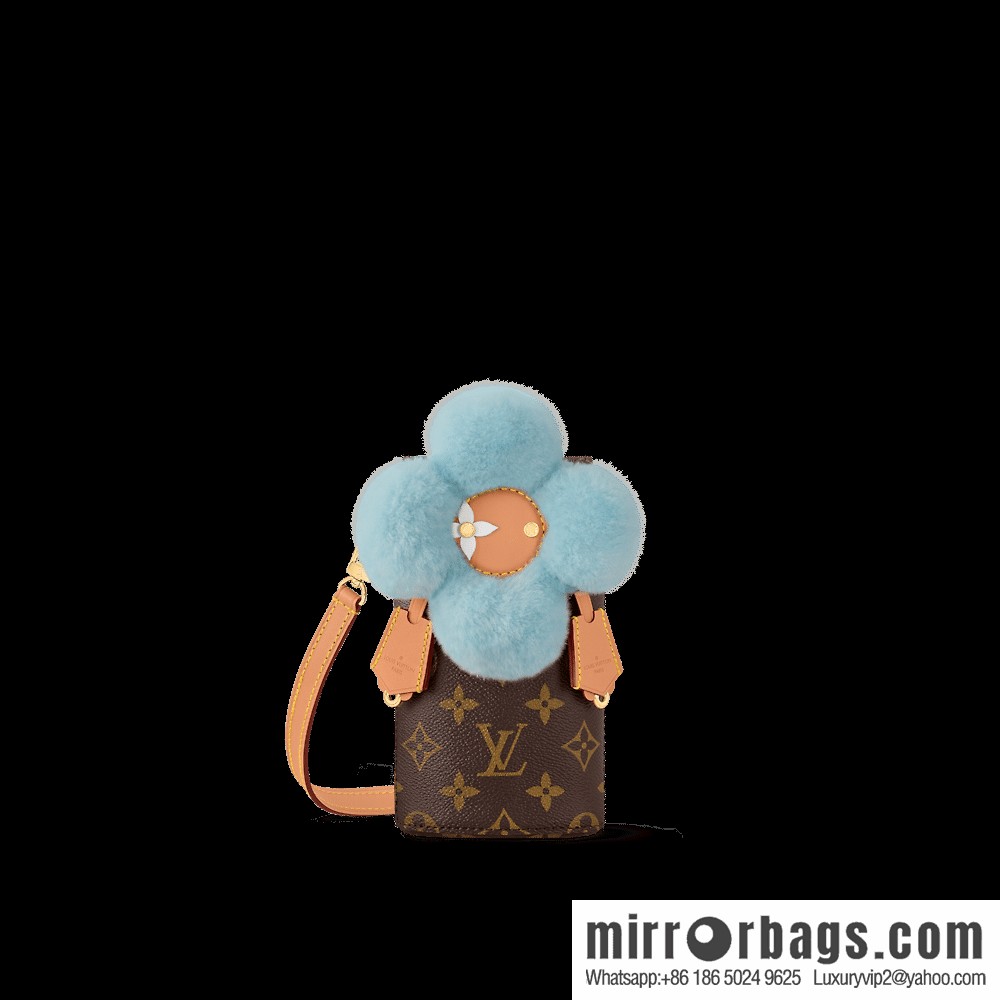 M12269 presbyopia/blue, sunflower mobile phone bag series VIVIENNE mobile phone bag, presbyopia/blue (sunflower) Vivienne mobile phone bag