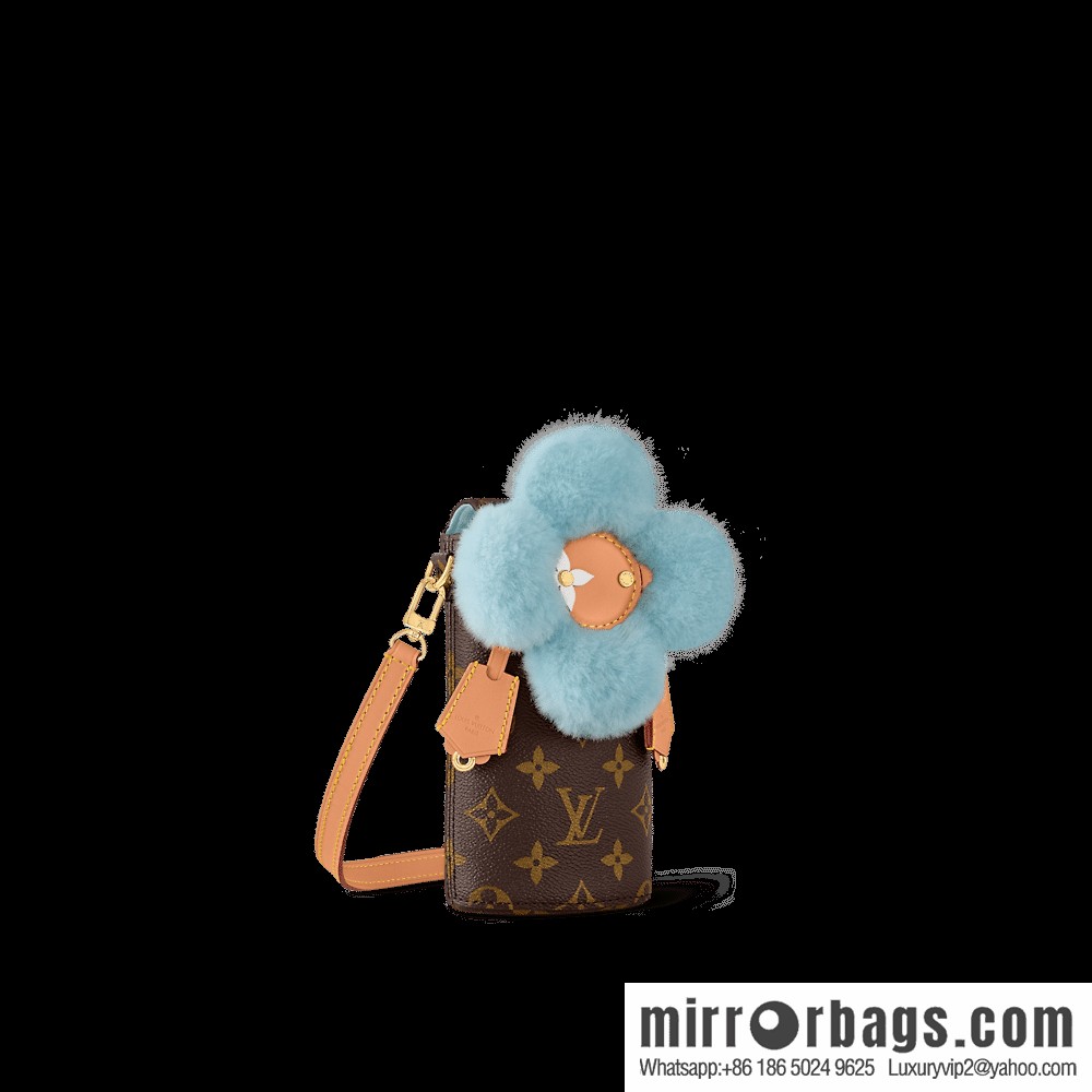 M12269 presbyopia/blue, sunflower mobile phone bag series VIVIENNE mobile phone bag, presbyopia/blue (sunflower) Vivienne mobile phone bag