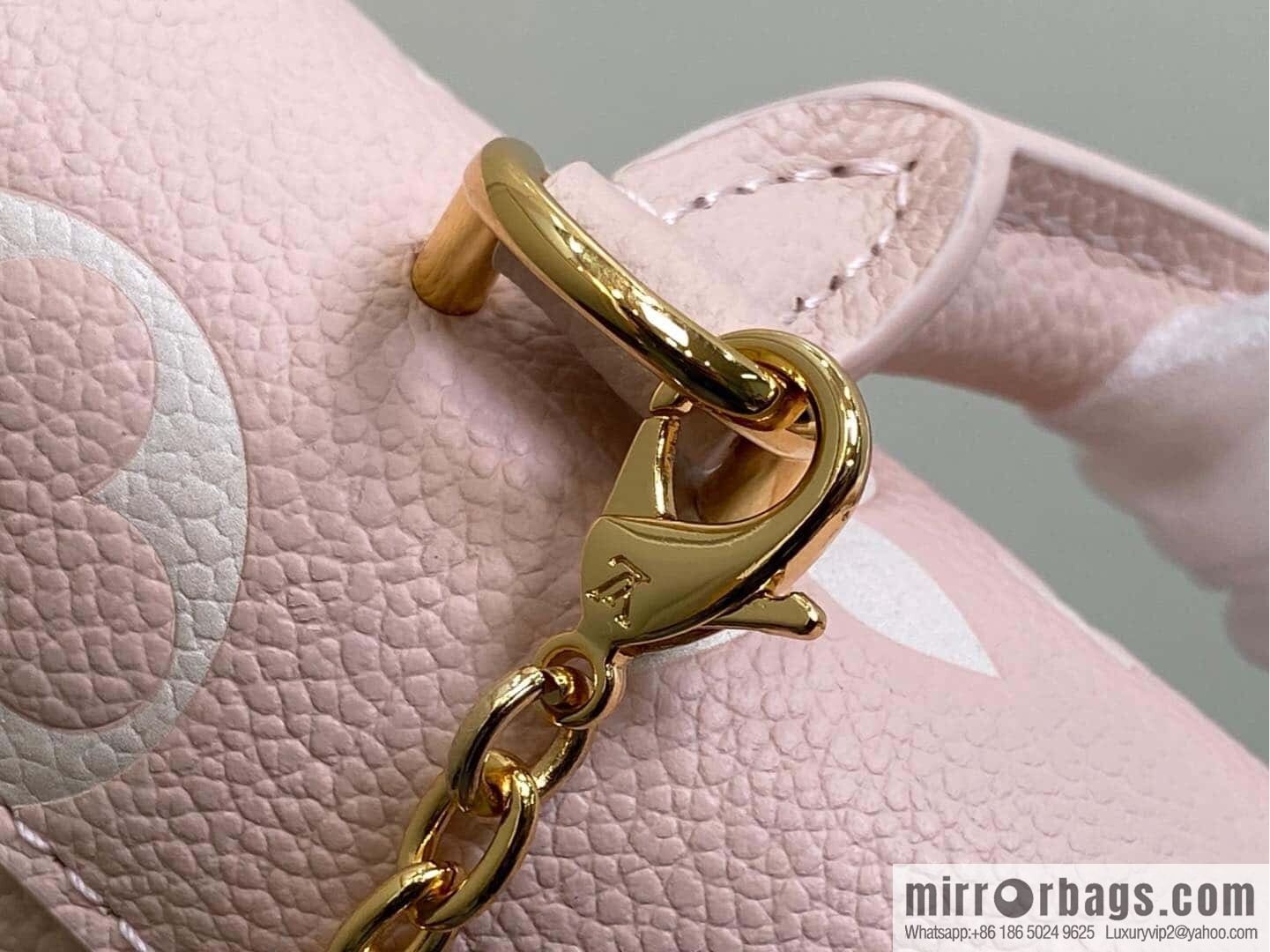 [Original order boutique] M12144 milkshake powder, full leather chain bag series M13796 This Nano Madeleine handbag