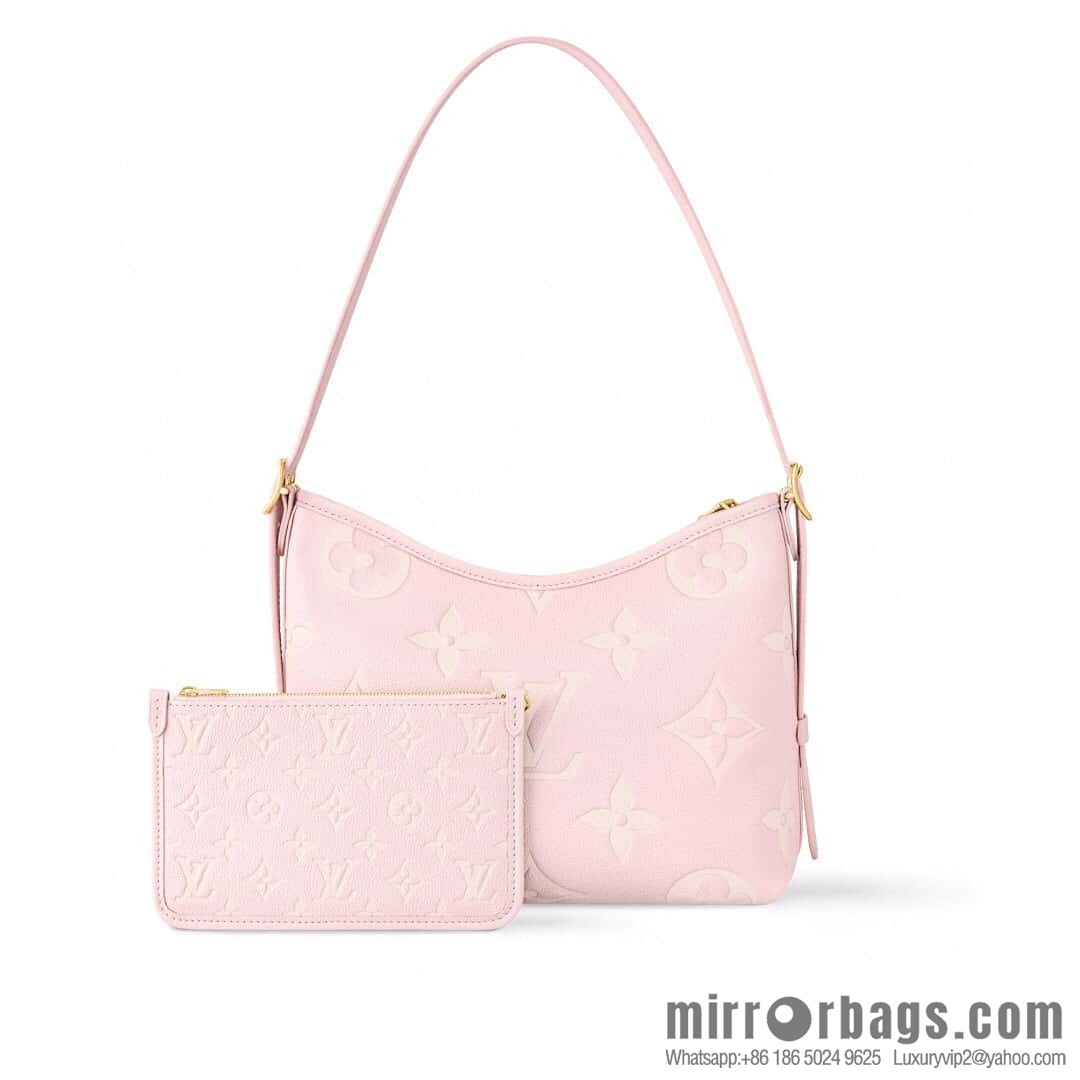 [Original order boutique] M12409 milkshake powder, full leather shopping bag series CarryAll small handbag M46288