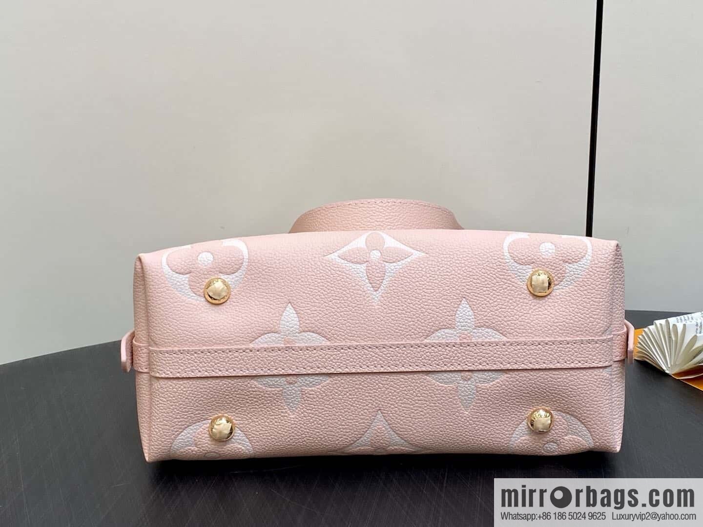 [Original order boutique] M12409 milkshake powder, full leather shopping bag series CarryAll small handbag M46288