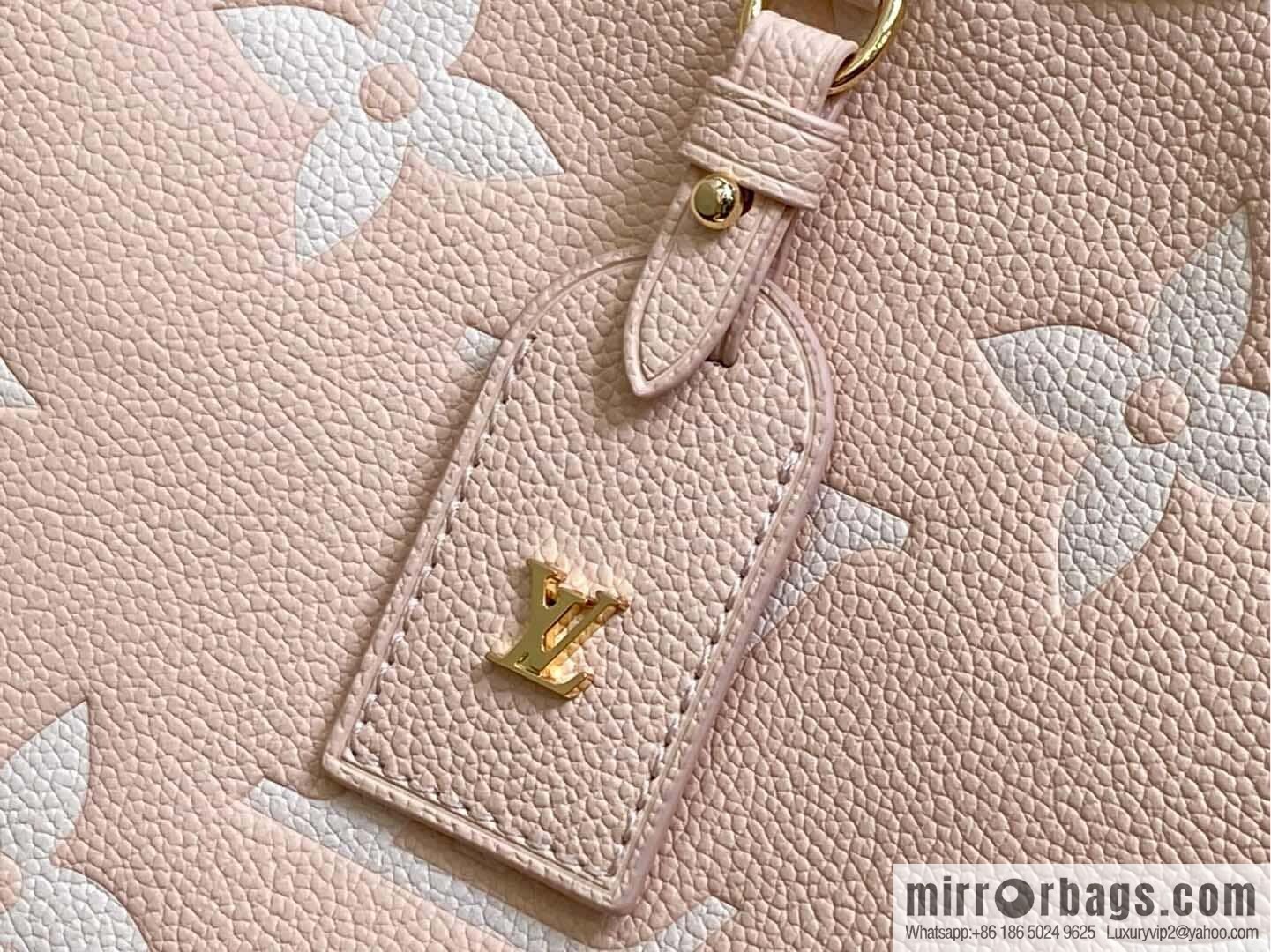 [Original order boutique] M12409 milkshake powder, full leather shopping bag series CarryAll small handbag M46288