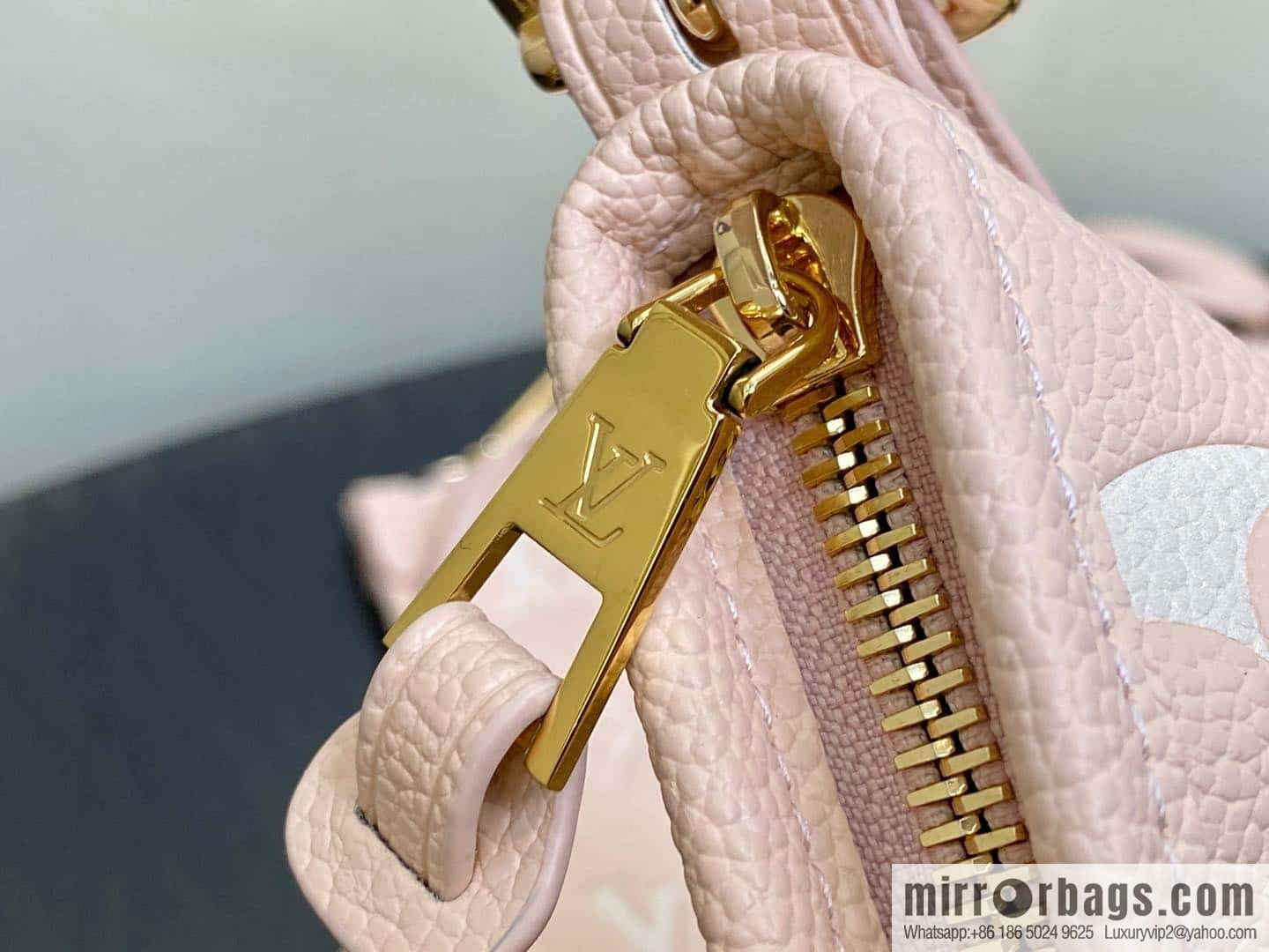 [Original order boutique] M12409 milkshake powder, full leather shopping bag series CarryAll small handbag M46288