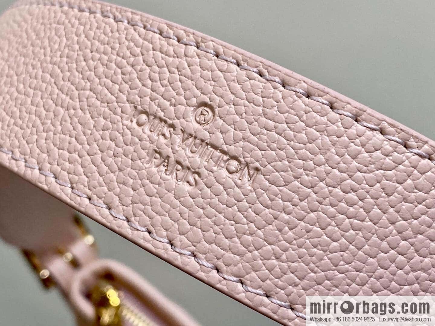 [Original order boutique] M12409 milkshake powder, full leather shopping bag series CarryAll small handbag M46288