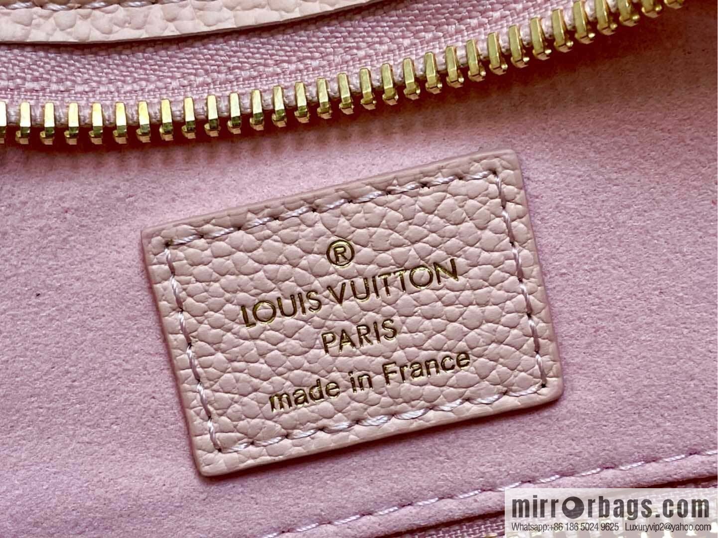 [Original order boutique] M12409 milkshake powder, full leather shopping bag series CarryAll small handbag M46288