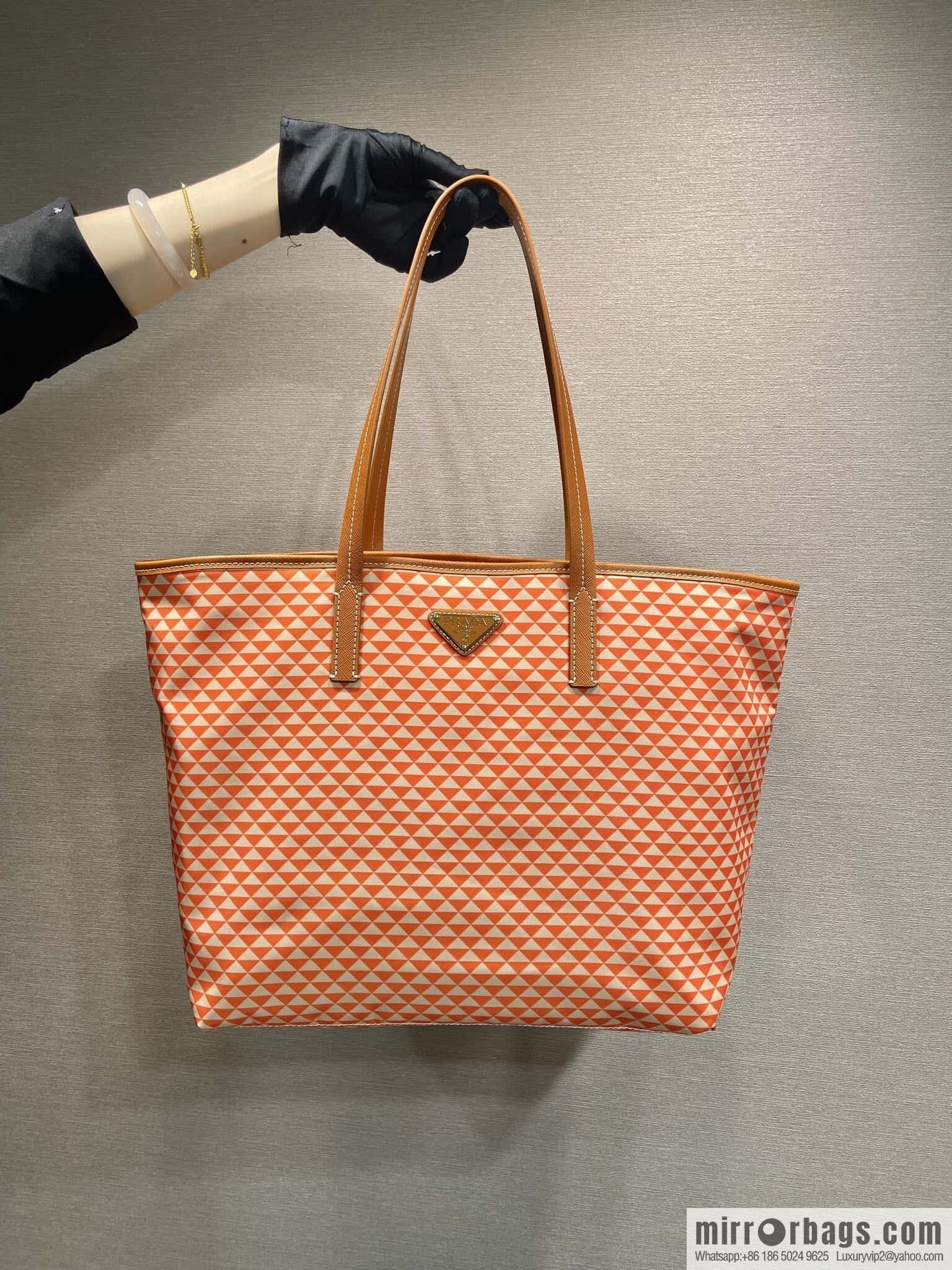 PRADA 🎉 new tote bag 🎉 1BD552 new 🎉🎉 orange