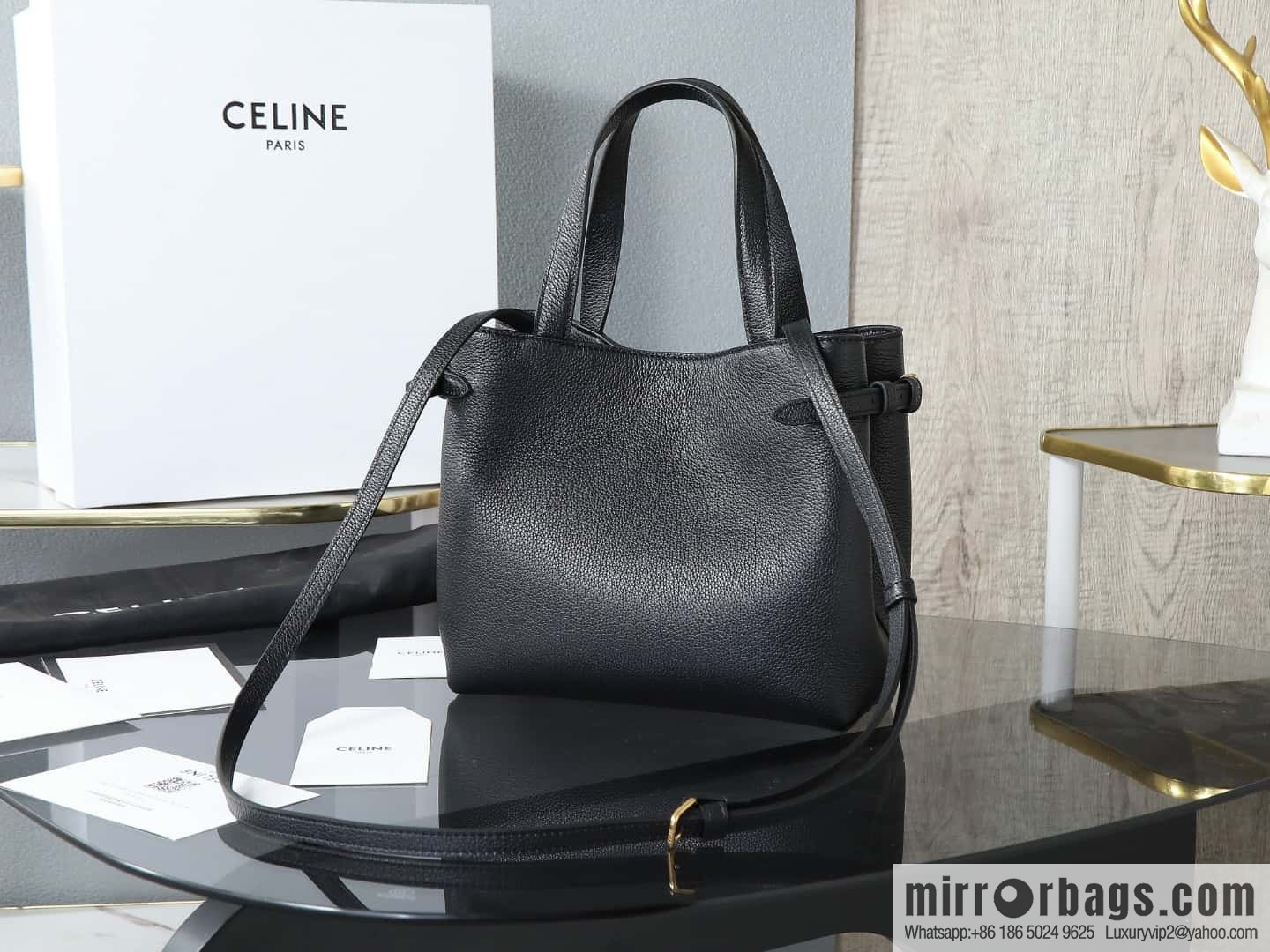 [Premium quality, all-steel hardware] New product launched cabas anais granular cow leather handbag, small model number: 118613
