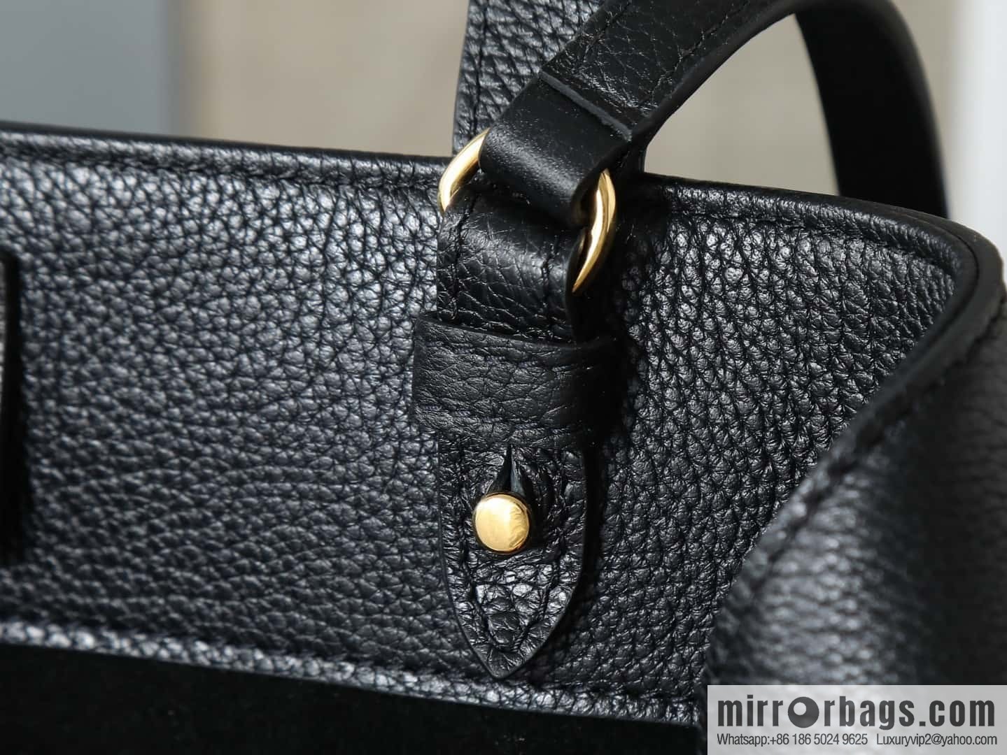 [Premium quality, all-steel hardware] New product launched cabas anais granular cow leather handbag, small model number: 118613