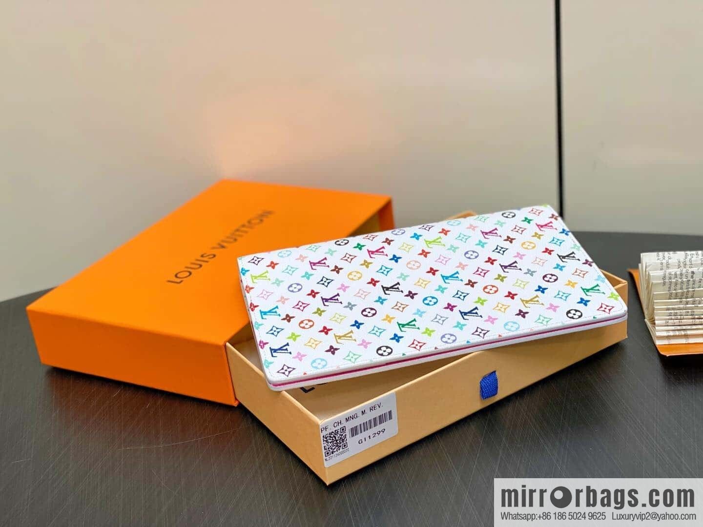 [Original order boutique] MGI1299 white color, notepad envelope LV x TM EMILY medium notepad envelope (Sancai - Murakami Takashi)