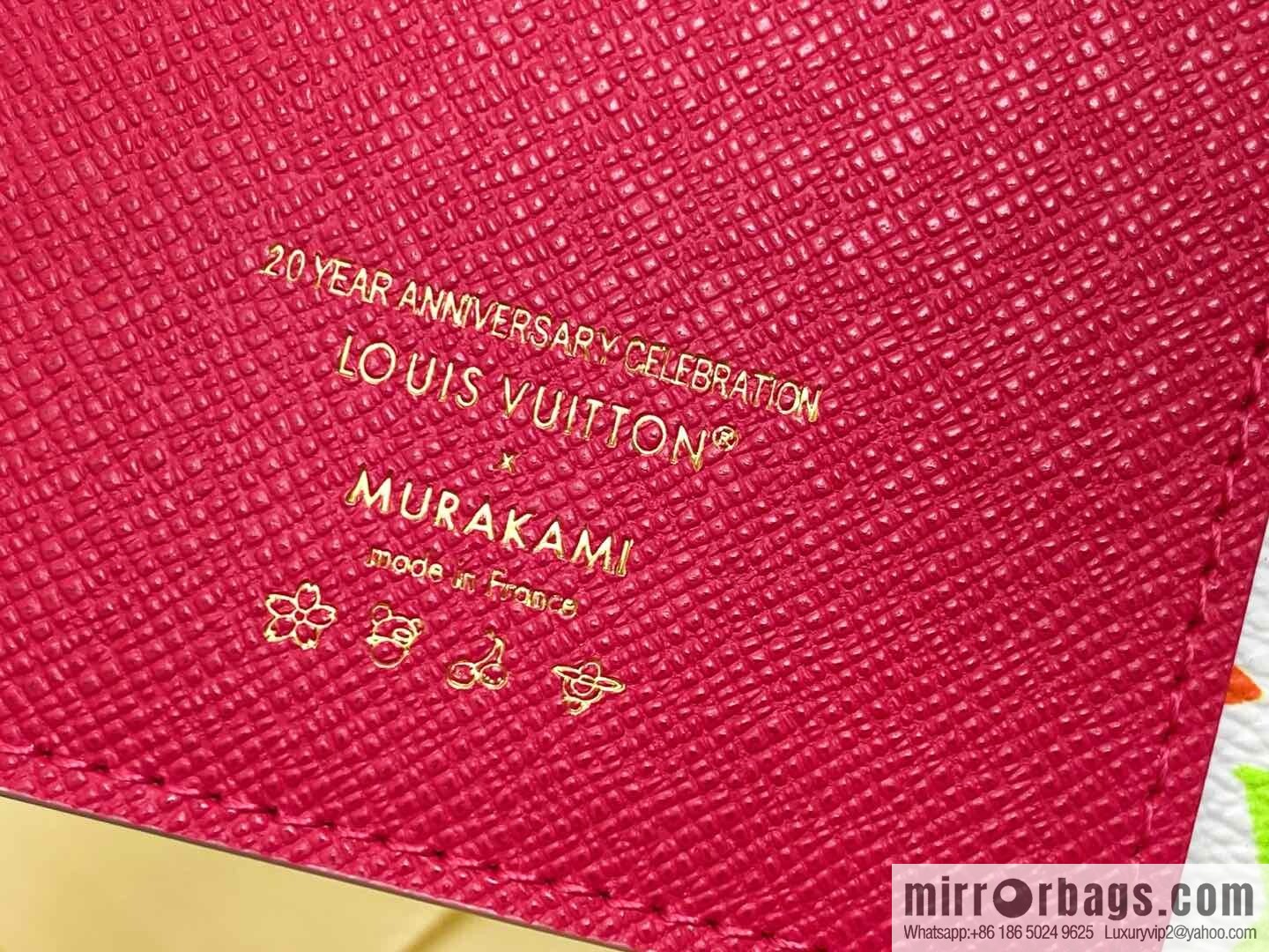 [Original order boutique] MGI1299 white color, notepad envelope LV x TM EMILY medium notepad envelope (Sancai - Murakami Takashi)