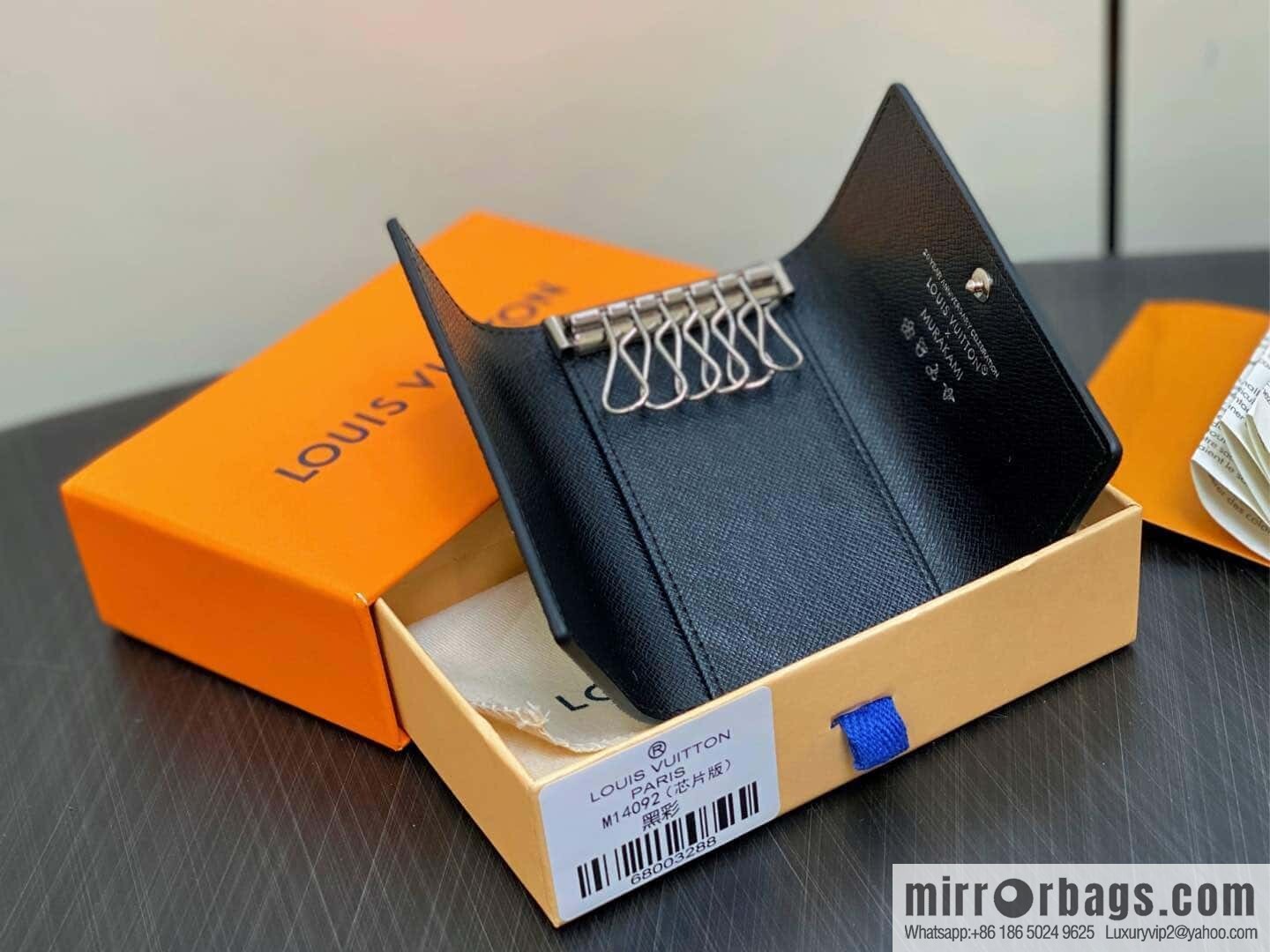 [Original order boutique] M14092 black color, key bag wallet series