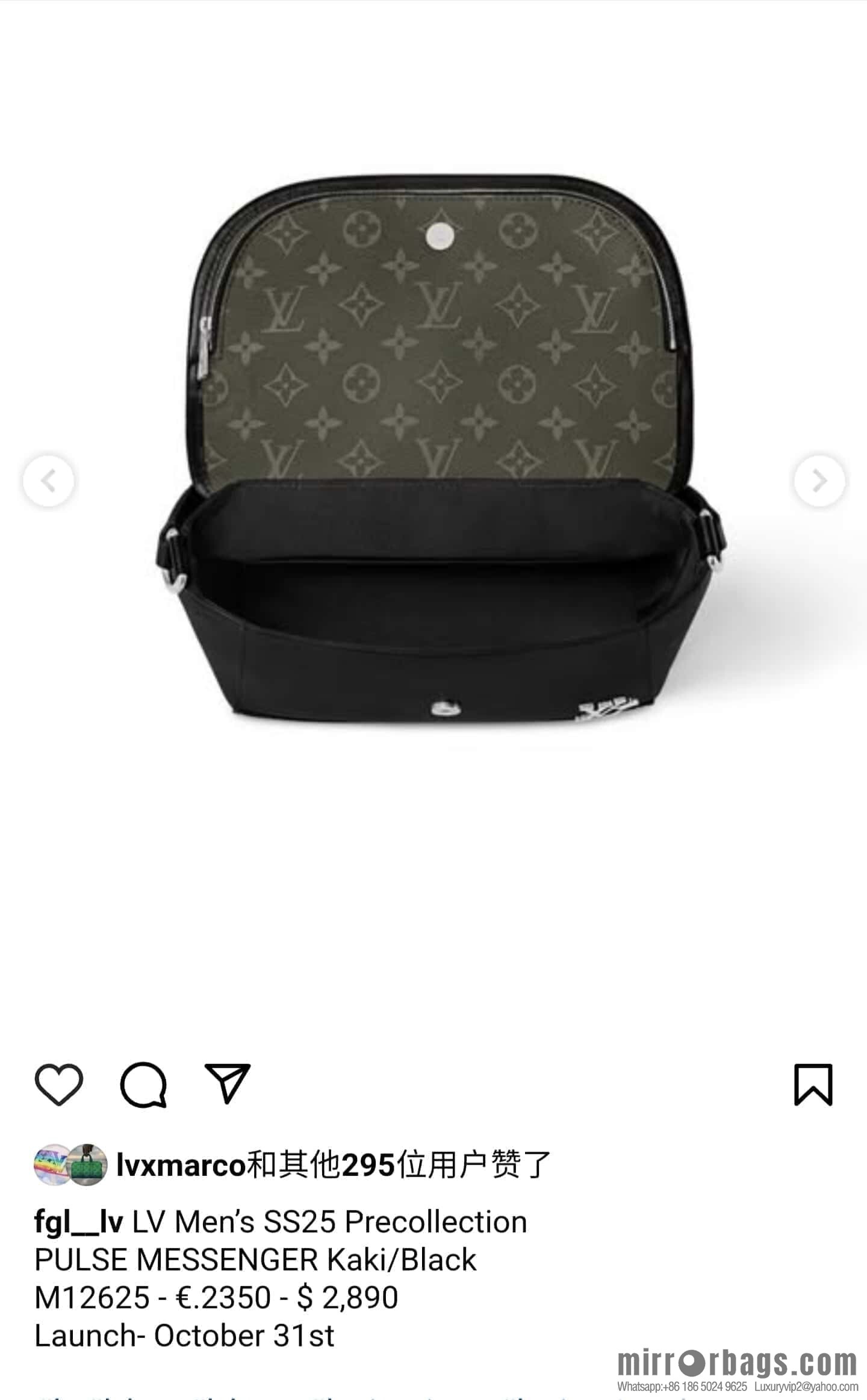 [Original order boutique] M12625 green flower, men's bag messenger bag series Pulse messenger bag