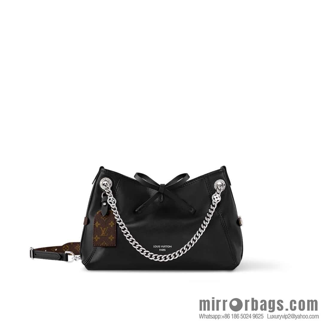 [Original order boutique] M12888 black full leather, shopping bag series CARRYALL BB handbag