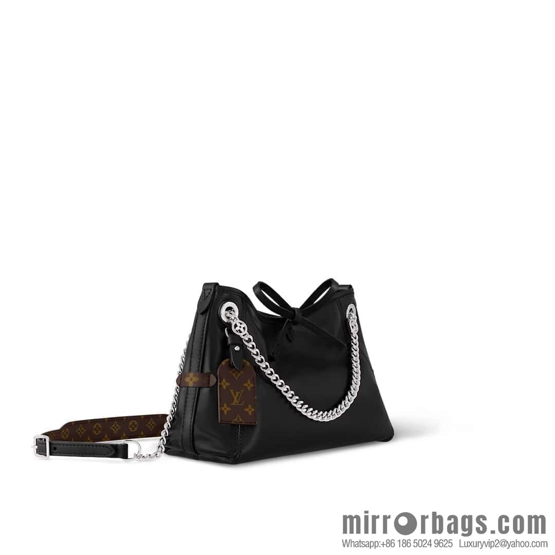 [Original order boutique] M12888 black full leather, shopping bag series CARRYALL BB handbag