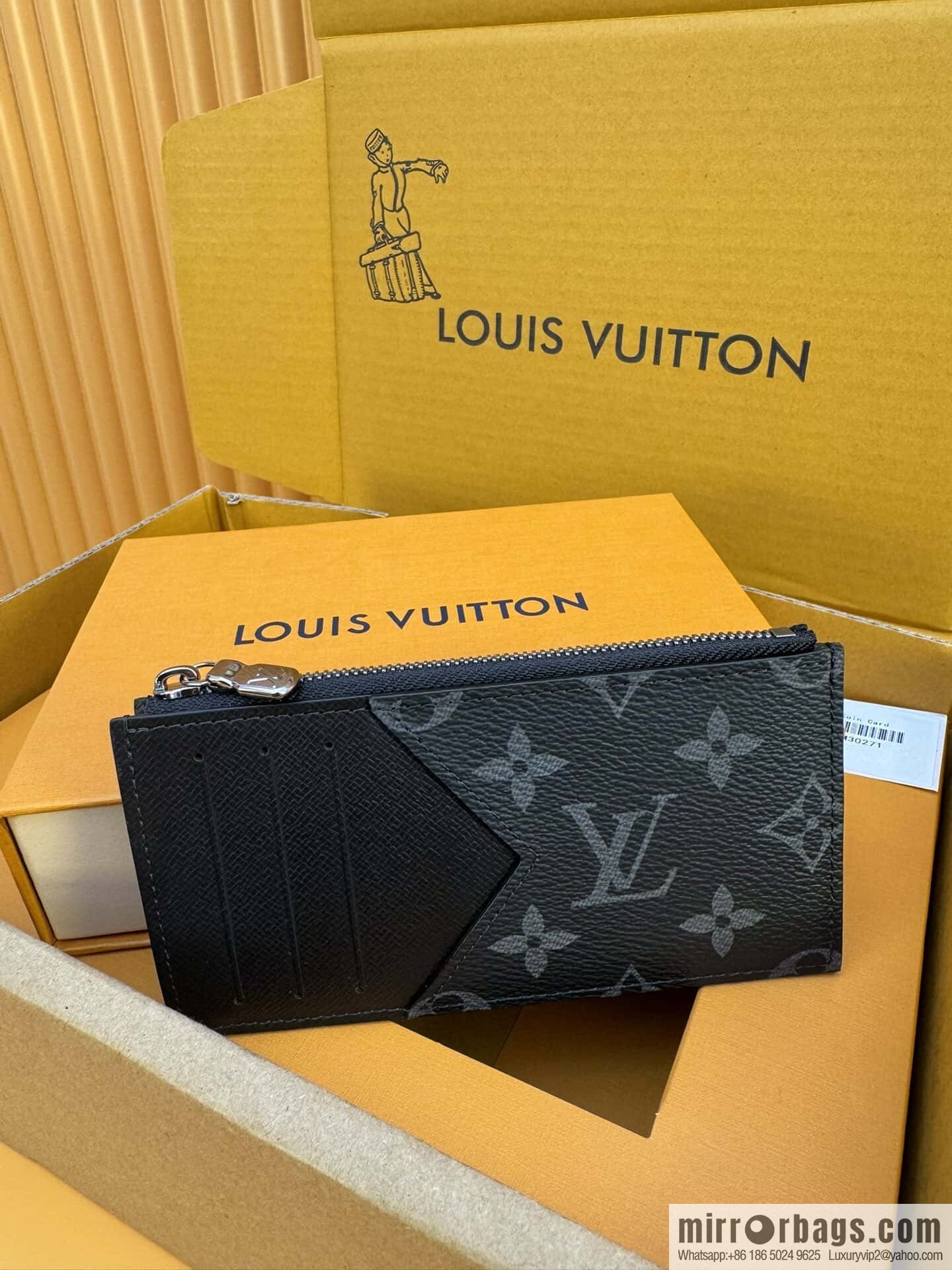 LV Coin Card Clip M30271 [Official Full Chip Version]