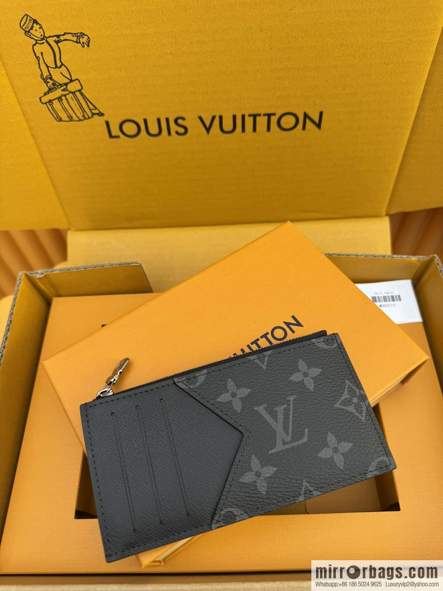 LV Coin Card Clip M30271 [Official Full Chip Version]