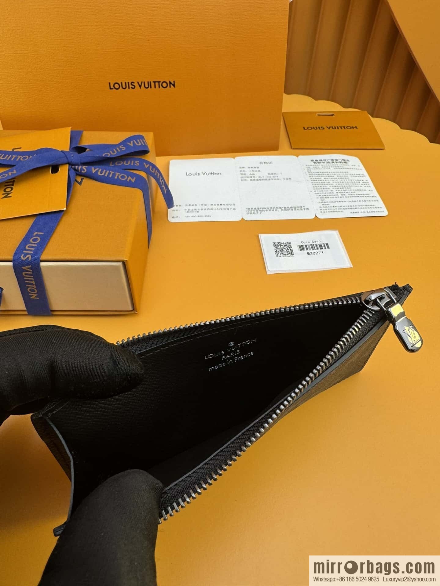 LV Coin Card Clip M30271 [Official Full Chip Version]