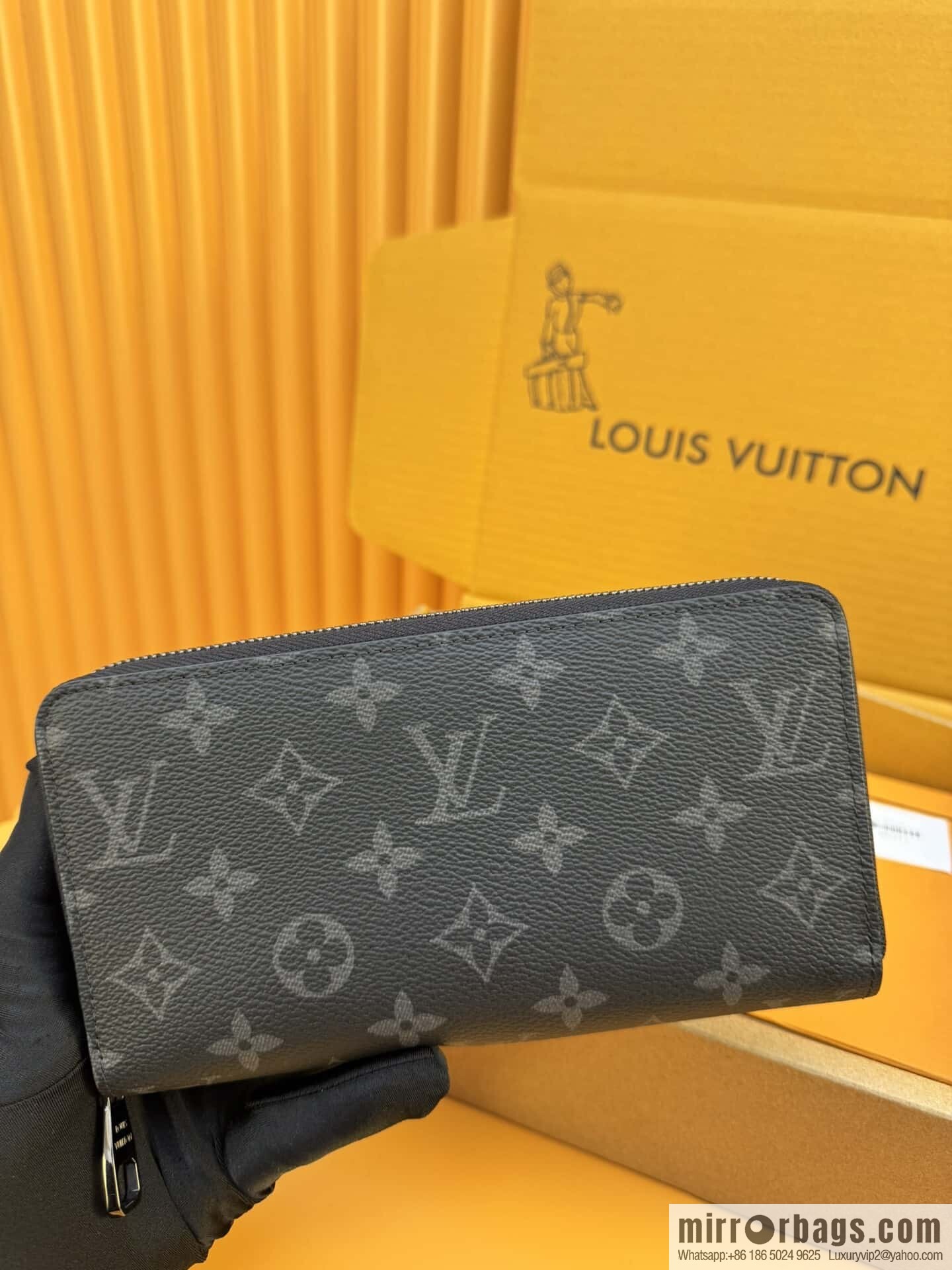 LV Zippy Zipper Wallet M42617 [Official Full Chip Version]