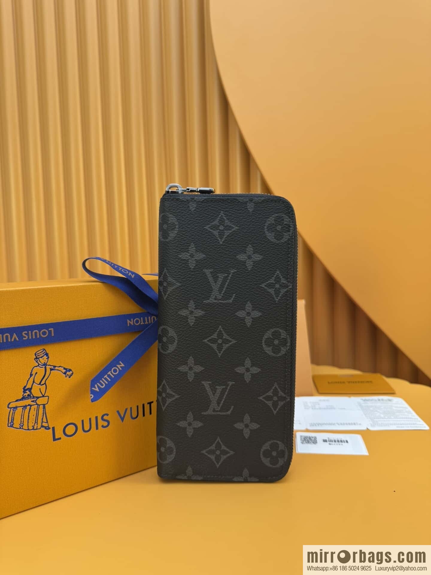 LV Zippy Vertical Zipper Wallet M62295 [Official Full Chip Version]