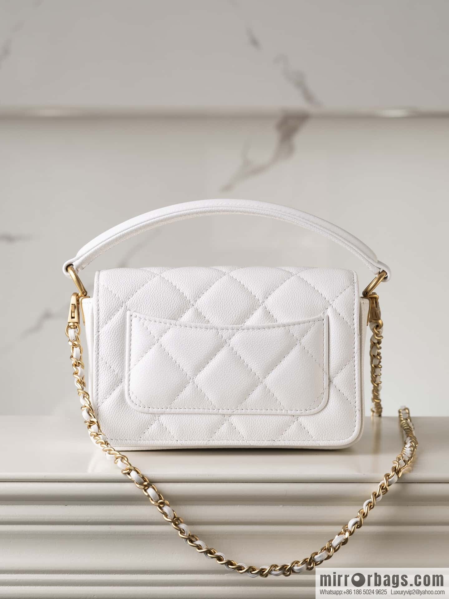 ๐๐ก๐๐ง๐๐ฅ ๐ฎ๐ฐ๐ CF Handle Cover Bag, White Mini ๐ก AS5164