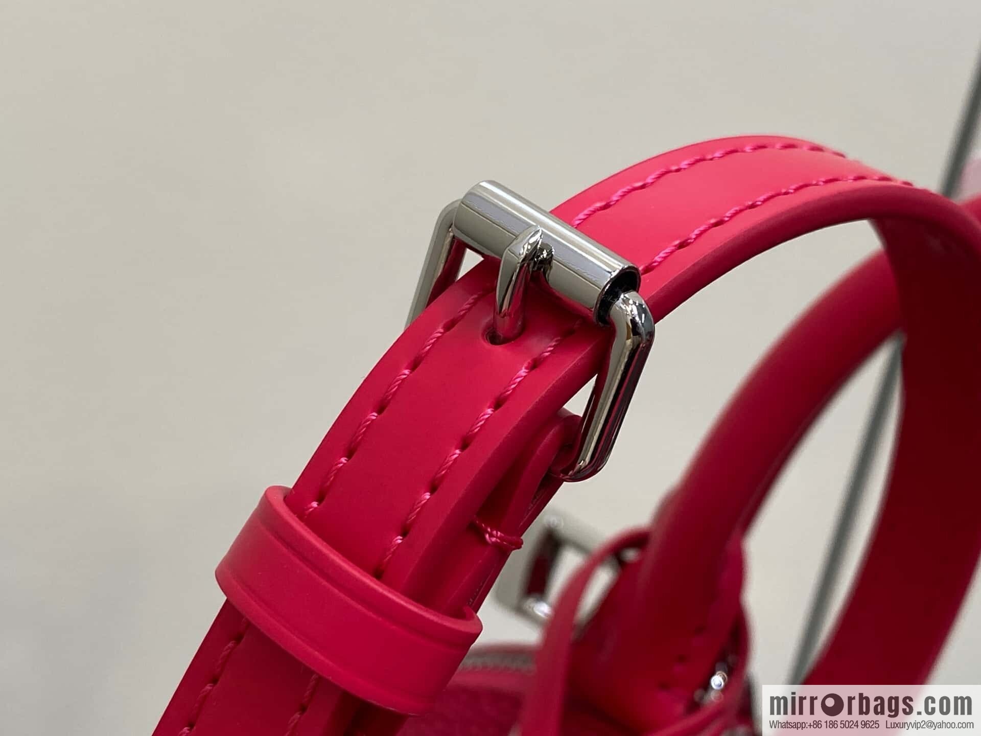 [Original order boutique] M11382 rose red, water ripple shell bag Sac Alma BB handbag