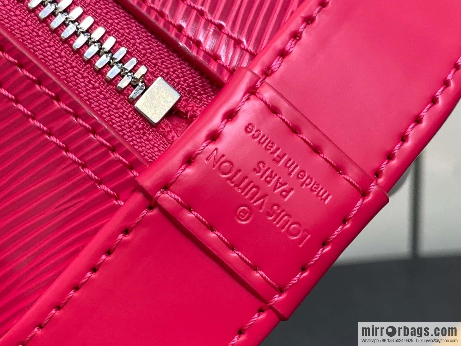 [Original order boutique] M11382 rose red, water ripple shell bag Sac Alma BB handbag