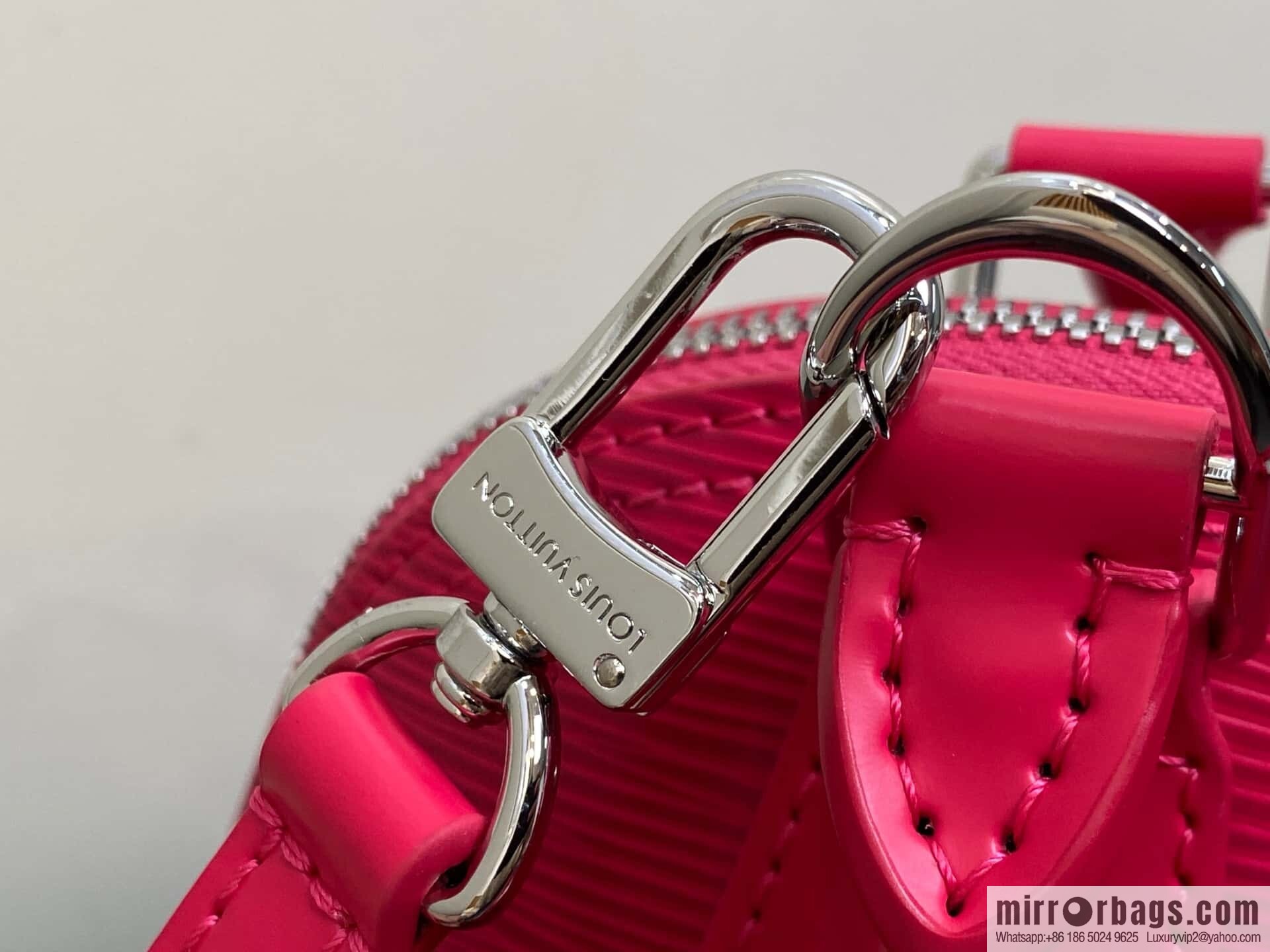 [Original order boutique] M11382 rose red, water ripple shell bag Sac Alma BB handbag