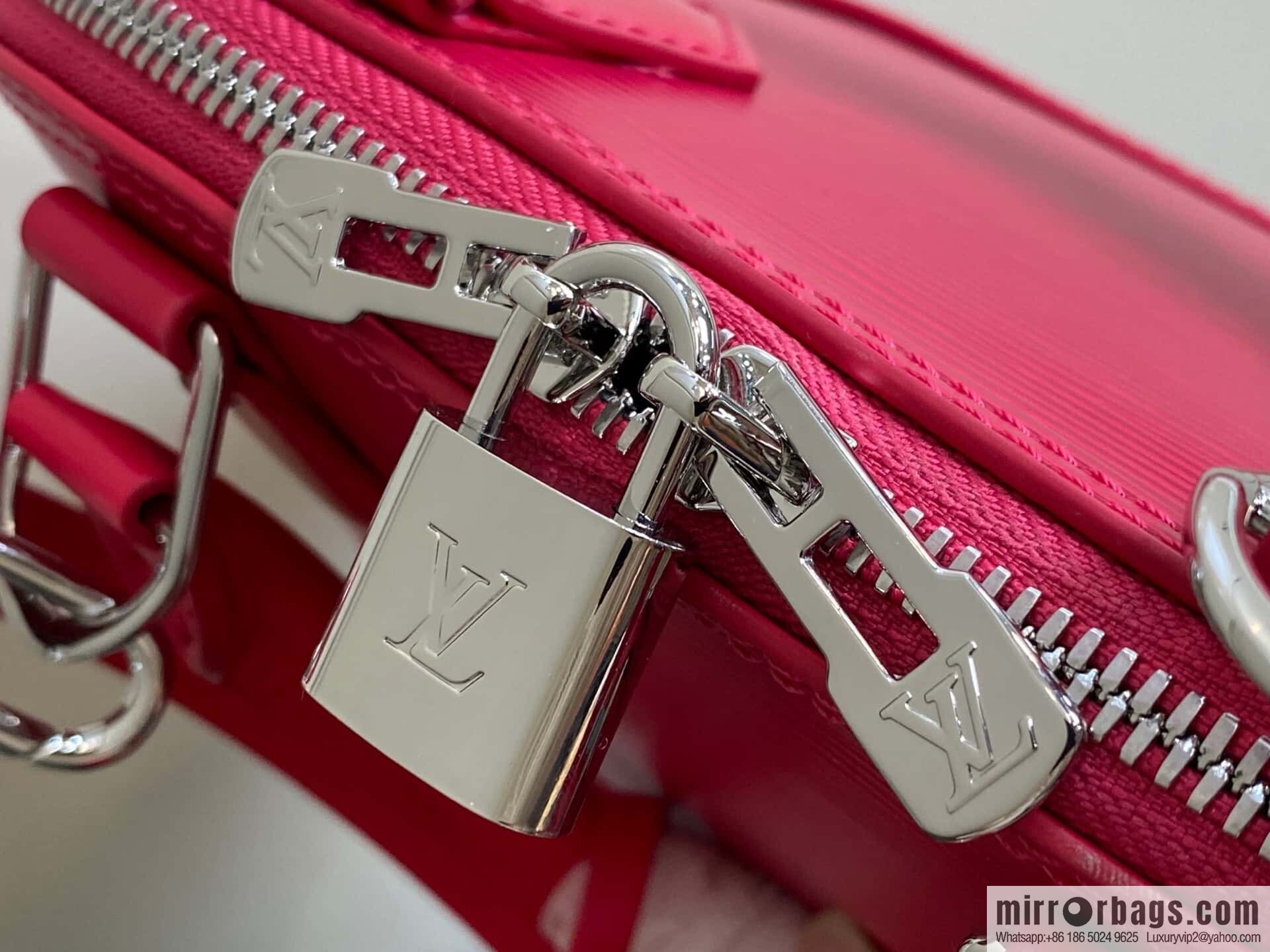 [Original order boutique] M11382 rose red, water ripple shell bag Sac Alma BB handbag