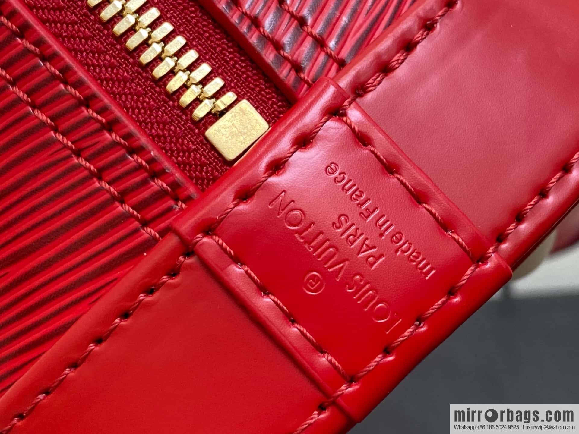 [Original order boutique] M25226 red, water ripple shell bag Sac Alma BB handbag