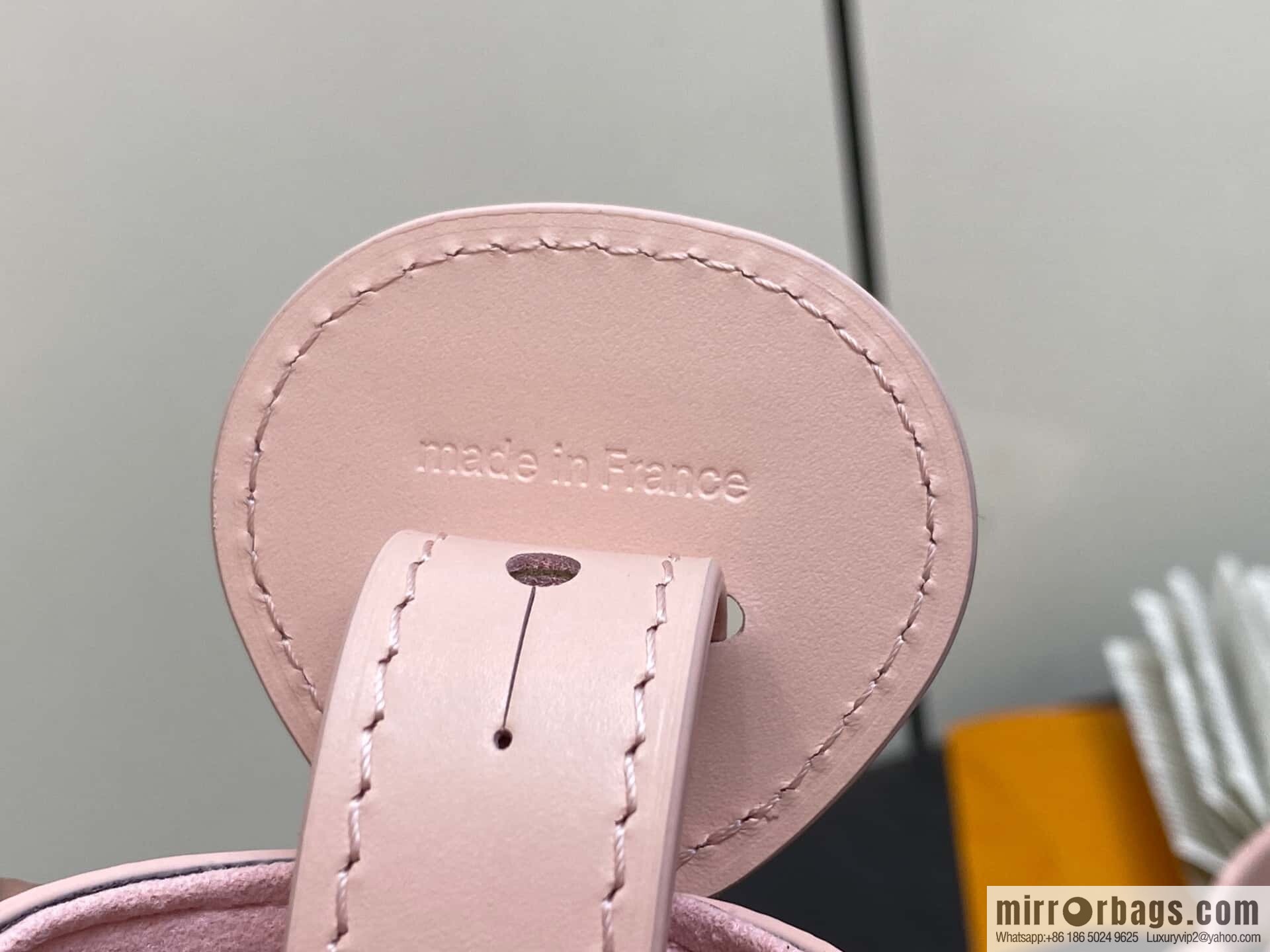 [Original order boutique] M14356 light pink silk screen, full leather bucket bag ALL IN BB bucket handbag