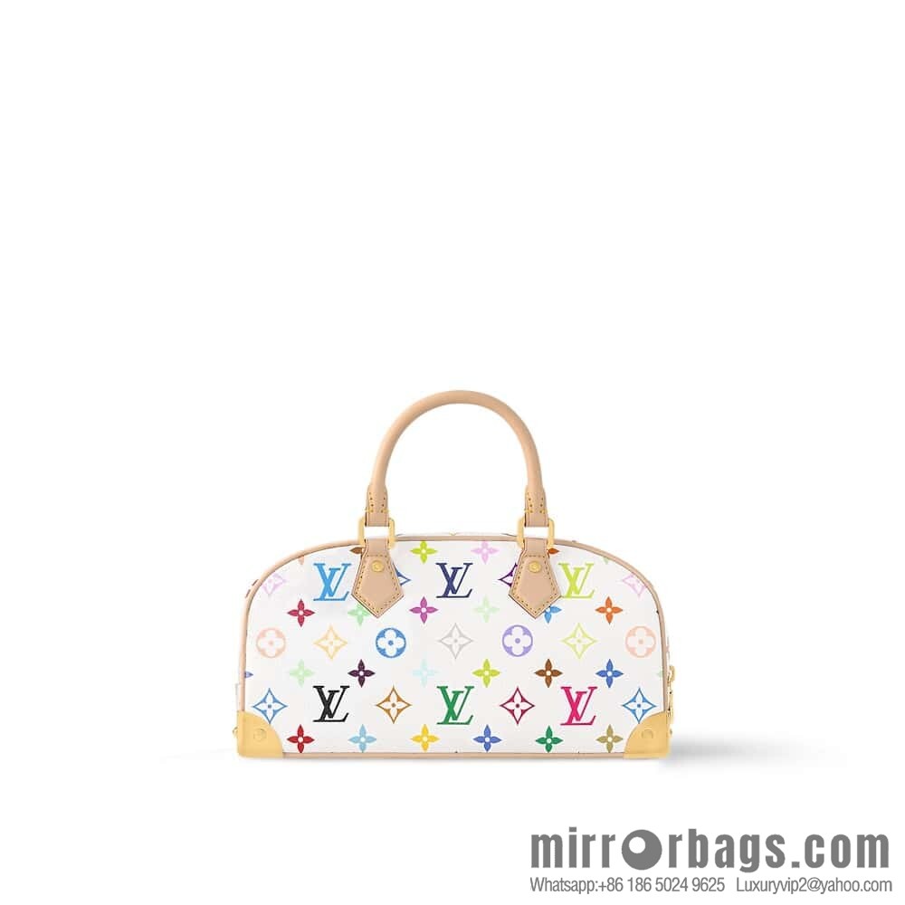 [Original order boutique] M13084 white color, bowling LV X TM HANDBAG EAST WEST handbag