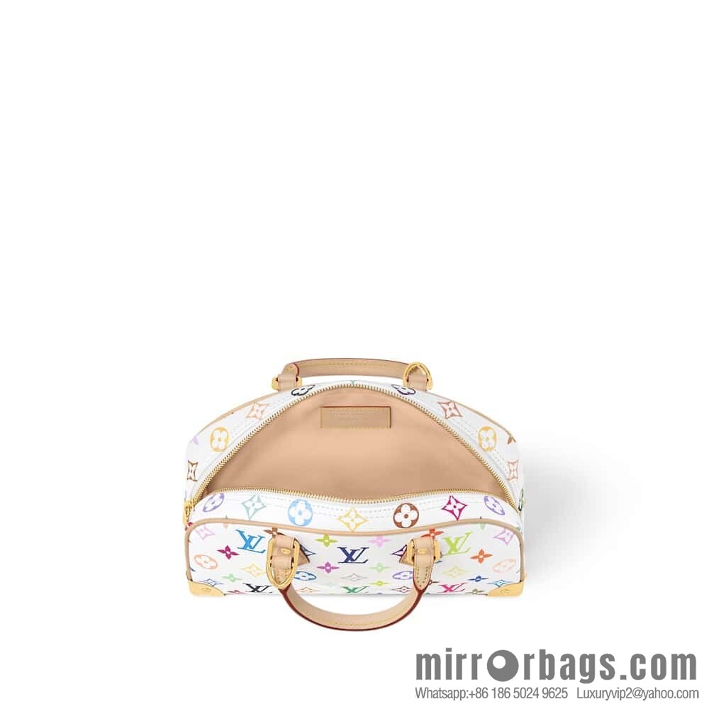 [Original order boutique] M13084 white color, bowling LV X TM HANDBAG EAST WEST handbag