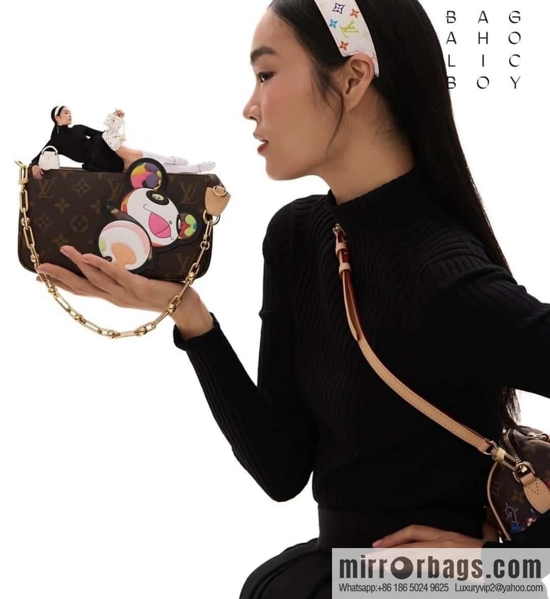 [Original order boutique] M13440 presbyopia, panda mahjong bag POCHETTE ACCESSOIRES mahjong bag handbag