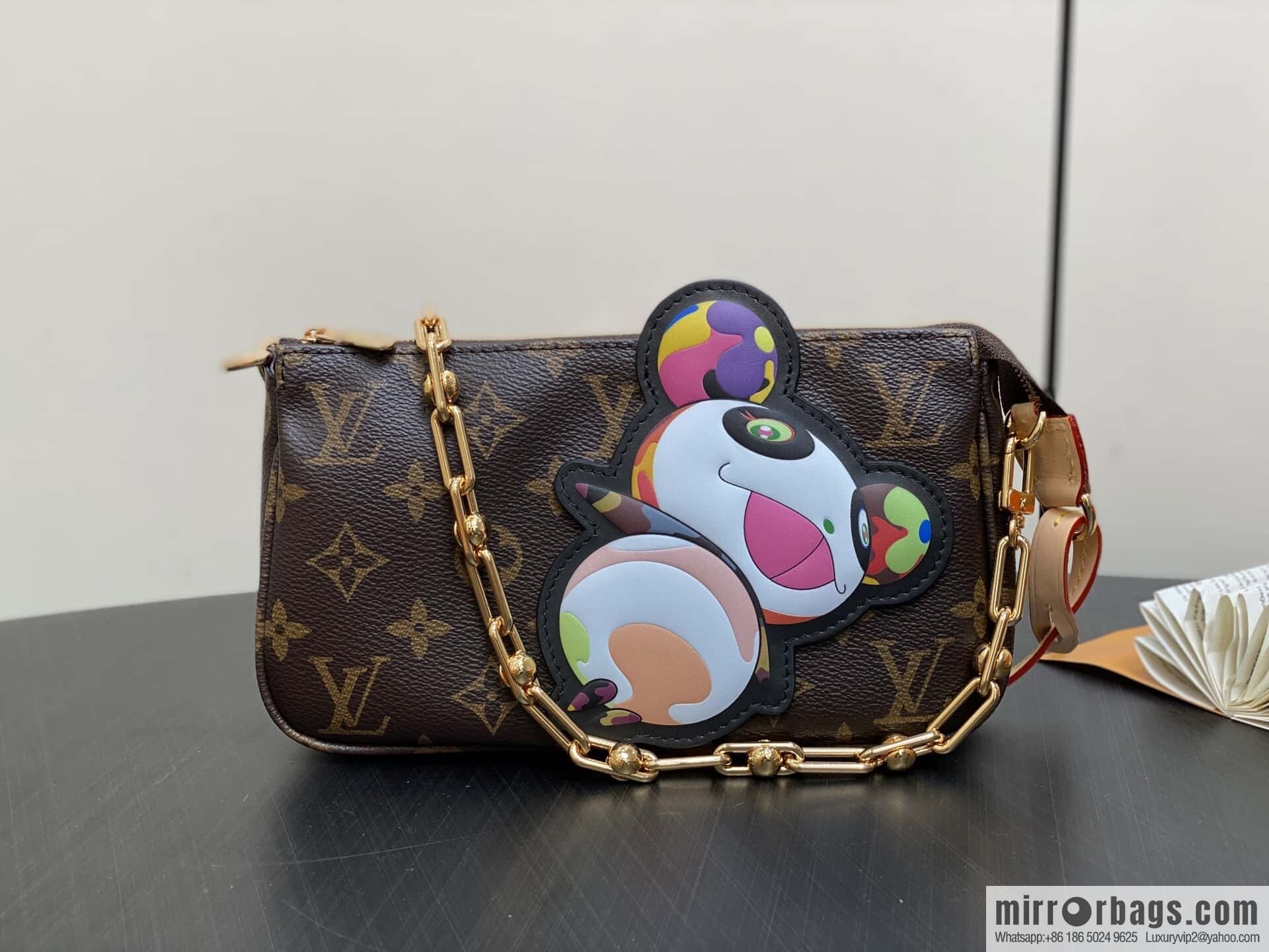 [Original order boutique] M13440 presbyopia, panda mahjong bag POCHETTE ACCESSOIRES mahjong bag handbag