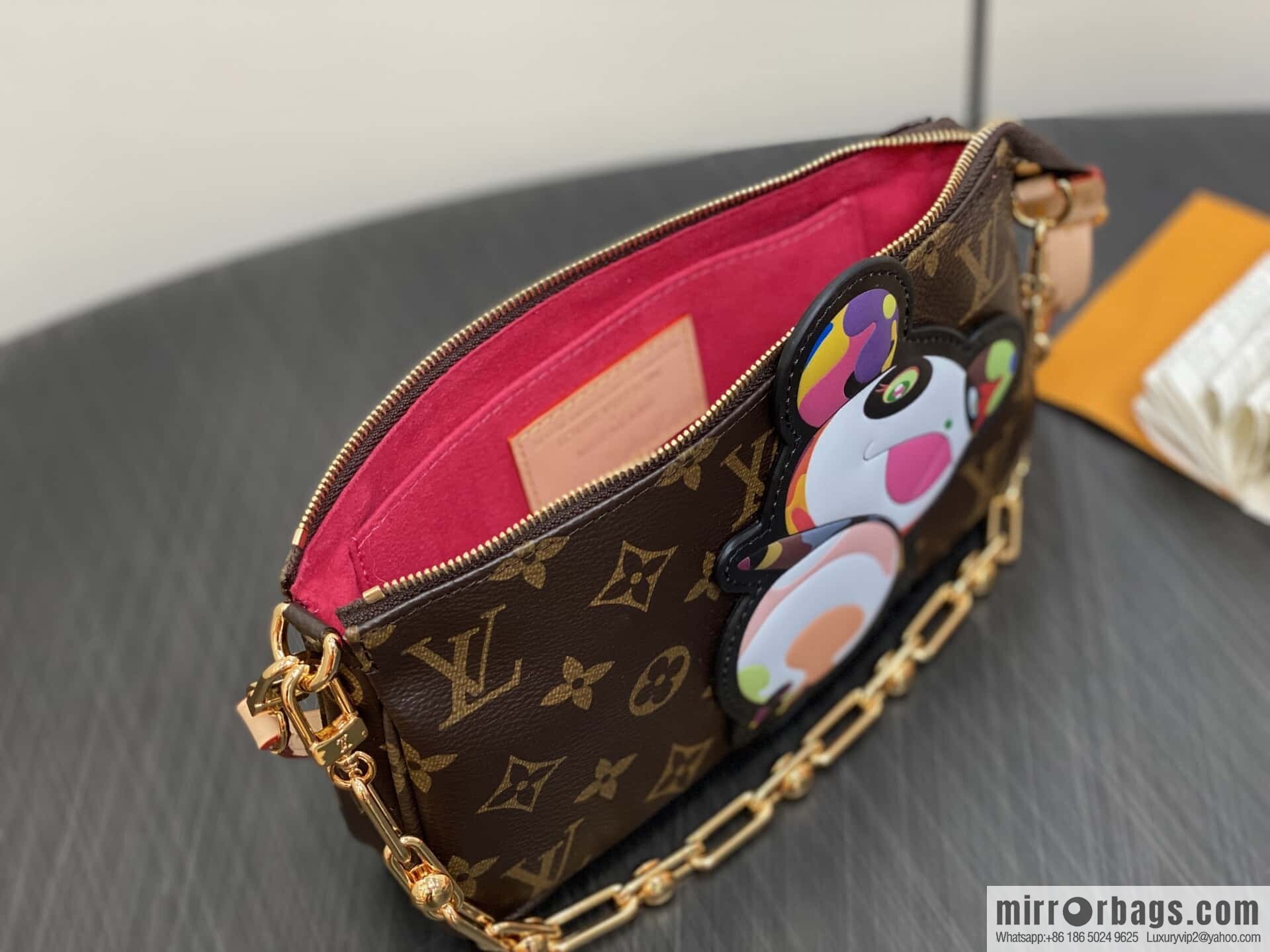[Original order boutique] M13440 presbyopia, panda mahjong bag POCHETTE ACCESSOIRES mahjong bag handbag