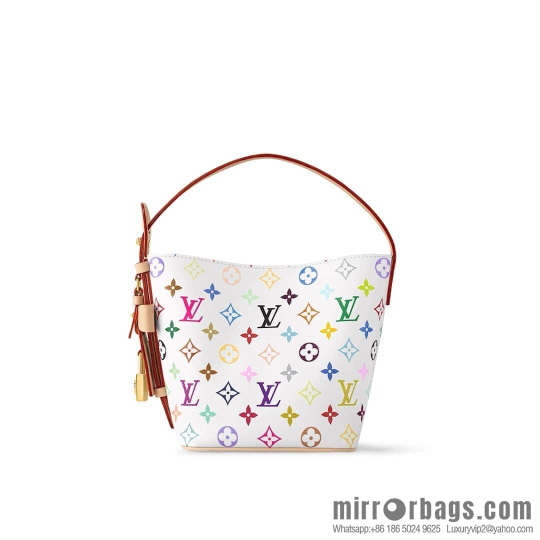 [Original order boutique] M13089 white color, bucket bag series LV x TM ALL IN BB handbag