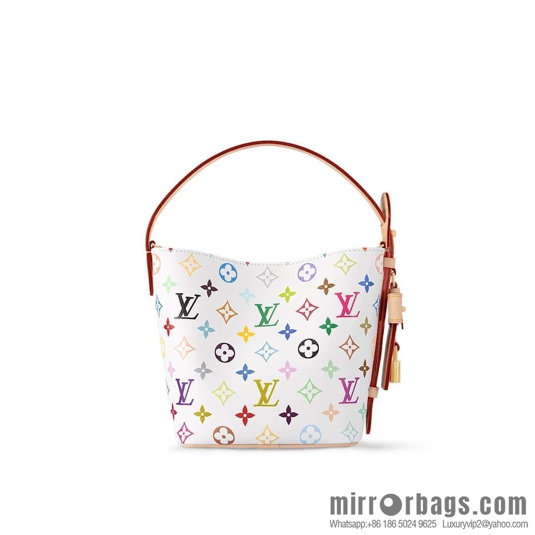 [Original order boutique] M13089 white color, bucket bag series LV x TM ALL IN BB handbag