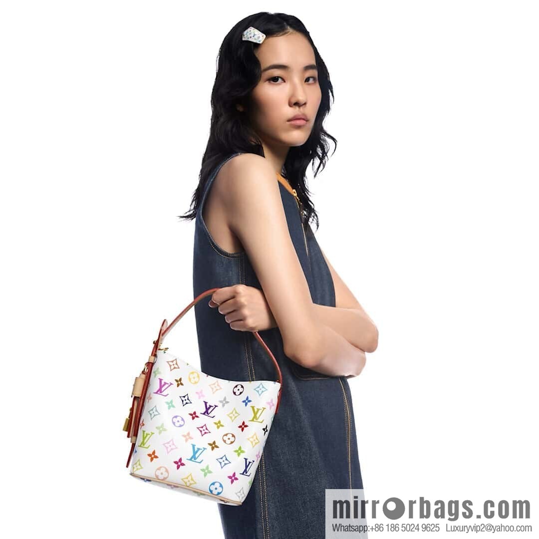 [Original order boutique] M13089 white color, bucket bag series LV x TM ALL IN BB handbag