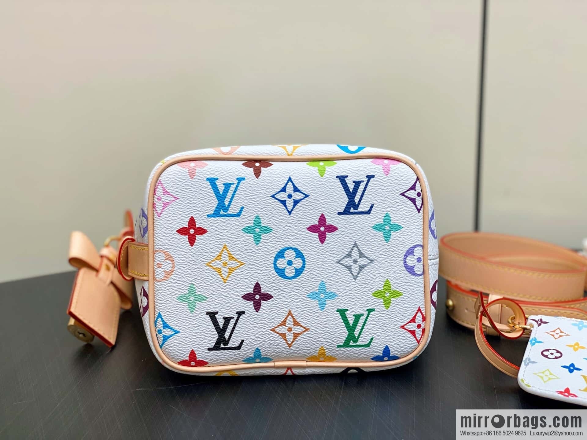 [Original order boutique] M13089 white color, bucket bag series LV x TM ALL IN BB handbag